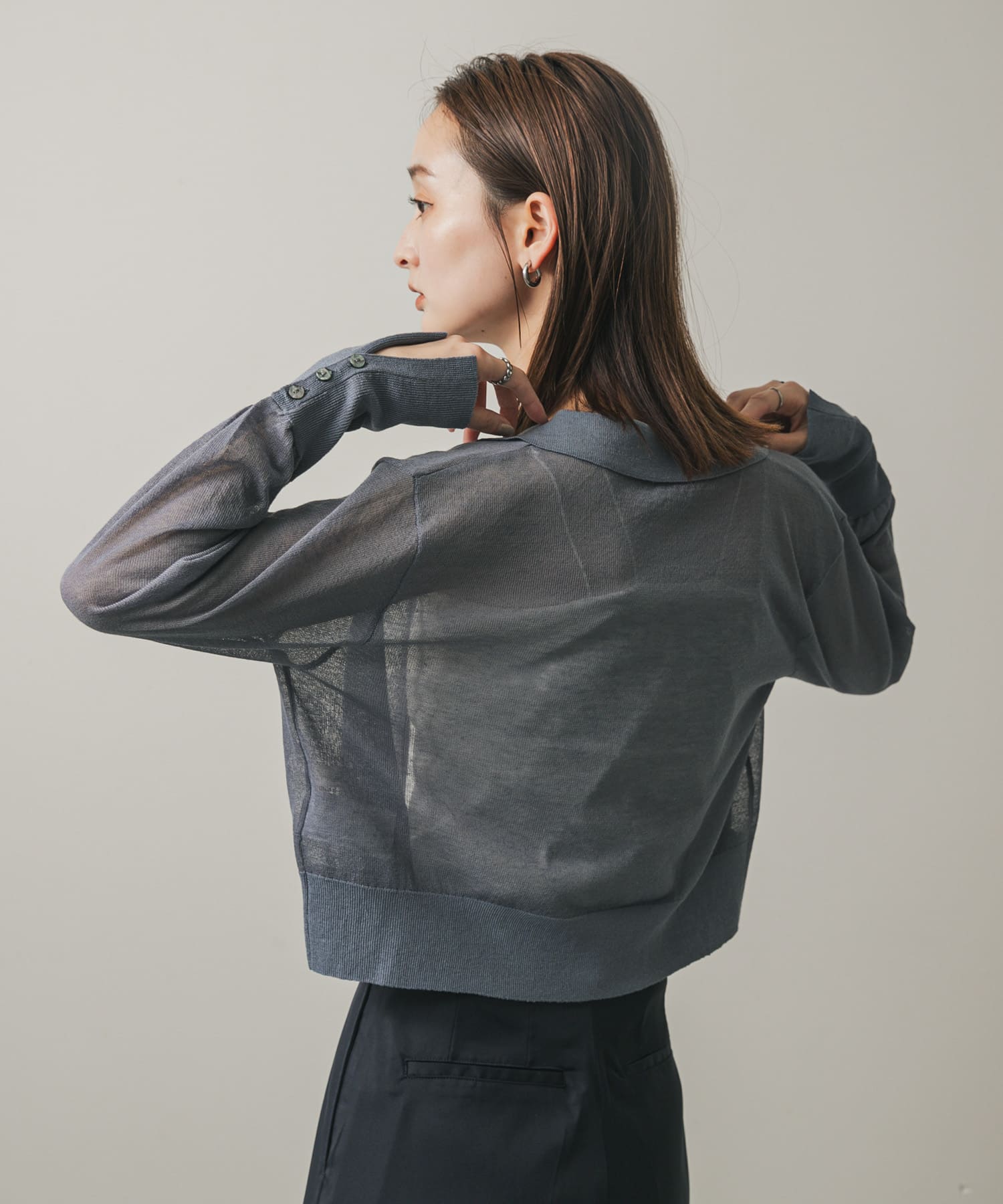 身長：169cm サイズ：one