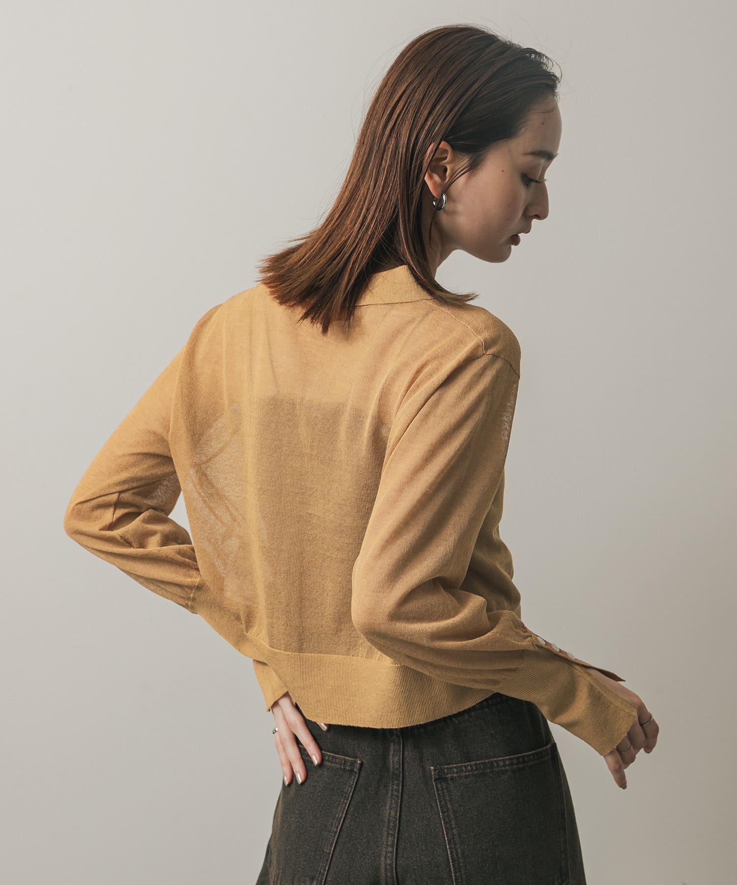 身長：169cm サイズ：one