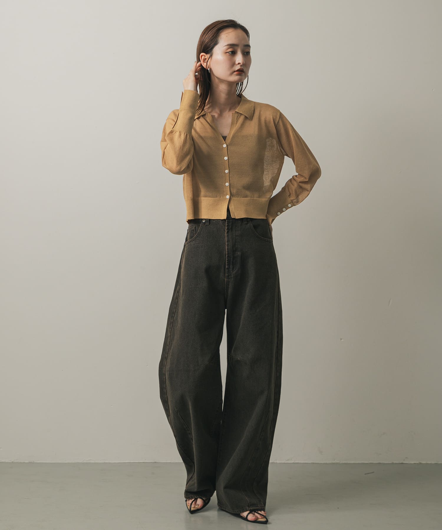 身長：169cm サイズ：one