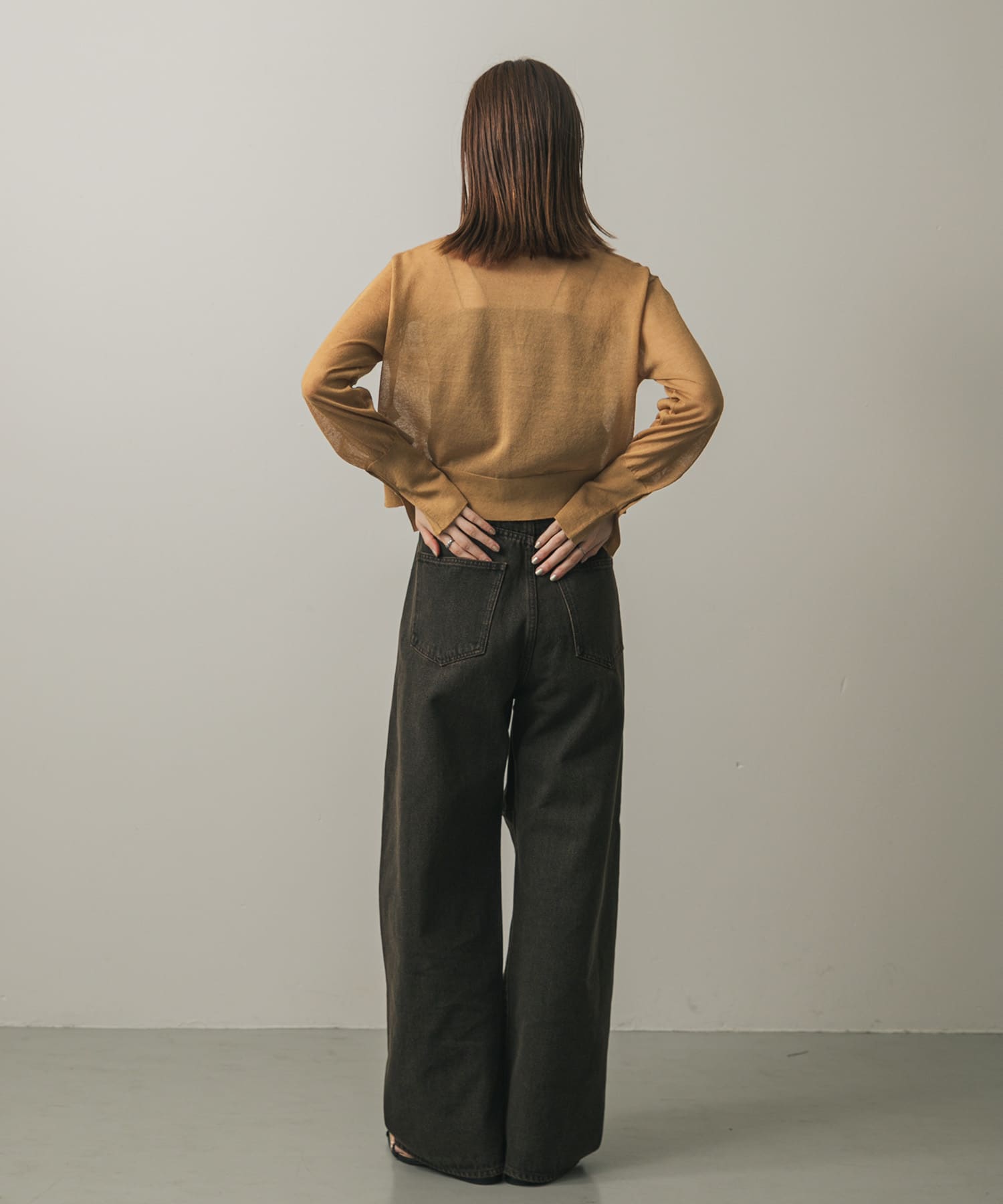 身長：169cm サイズ：one