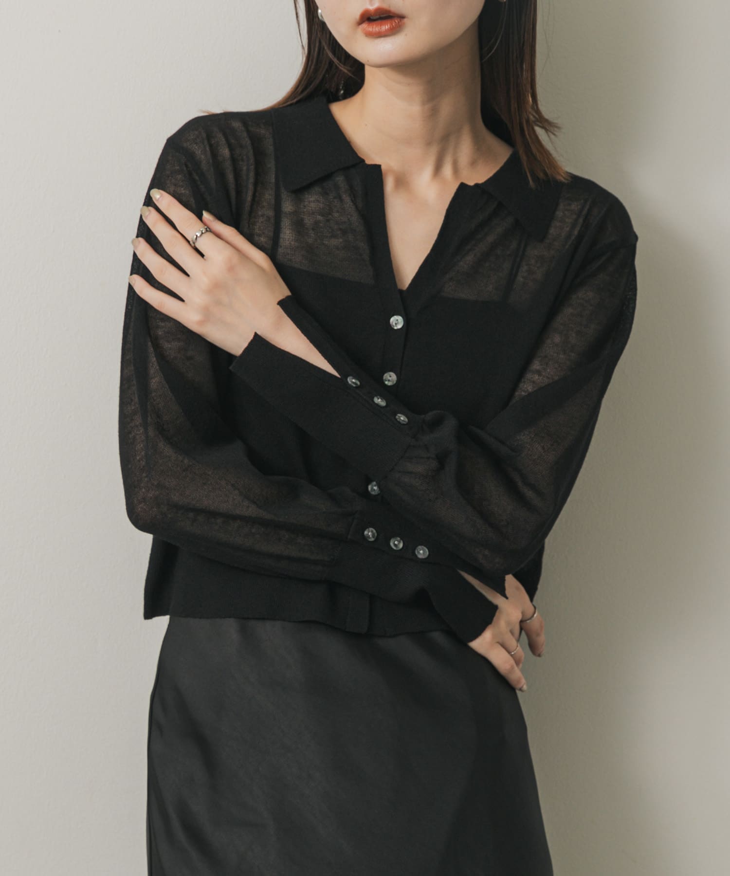 シアースキッパーカーディガン