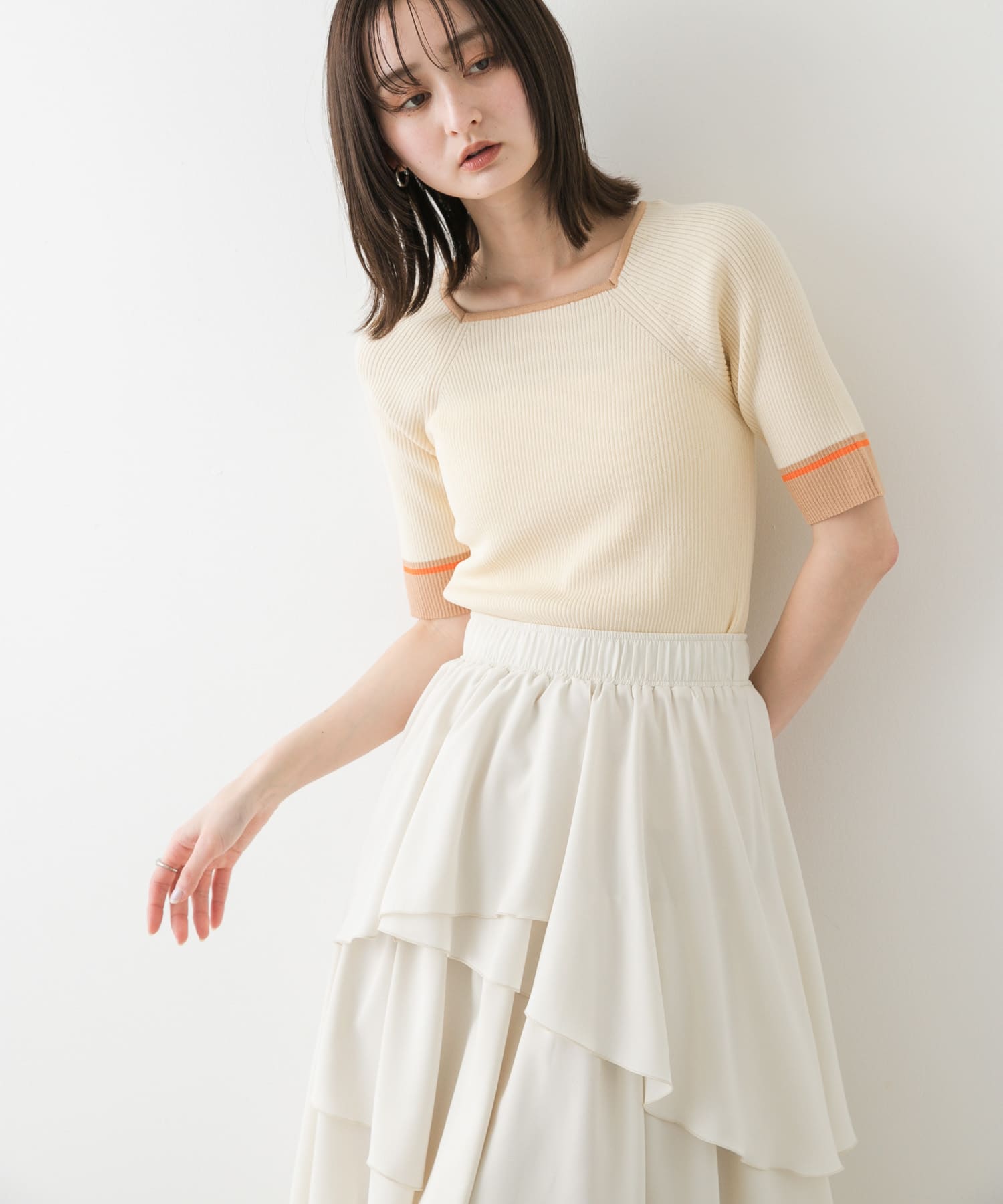 身長：169cm サイズ：one