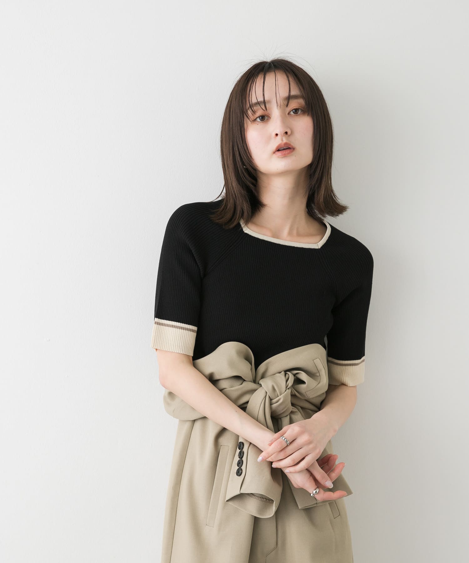 身長：169cm サイズ：one