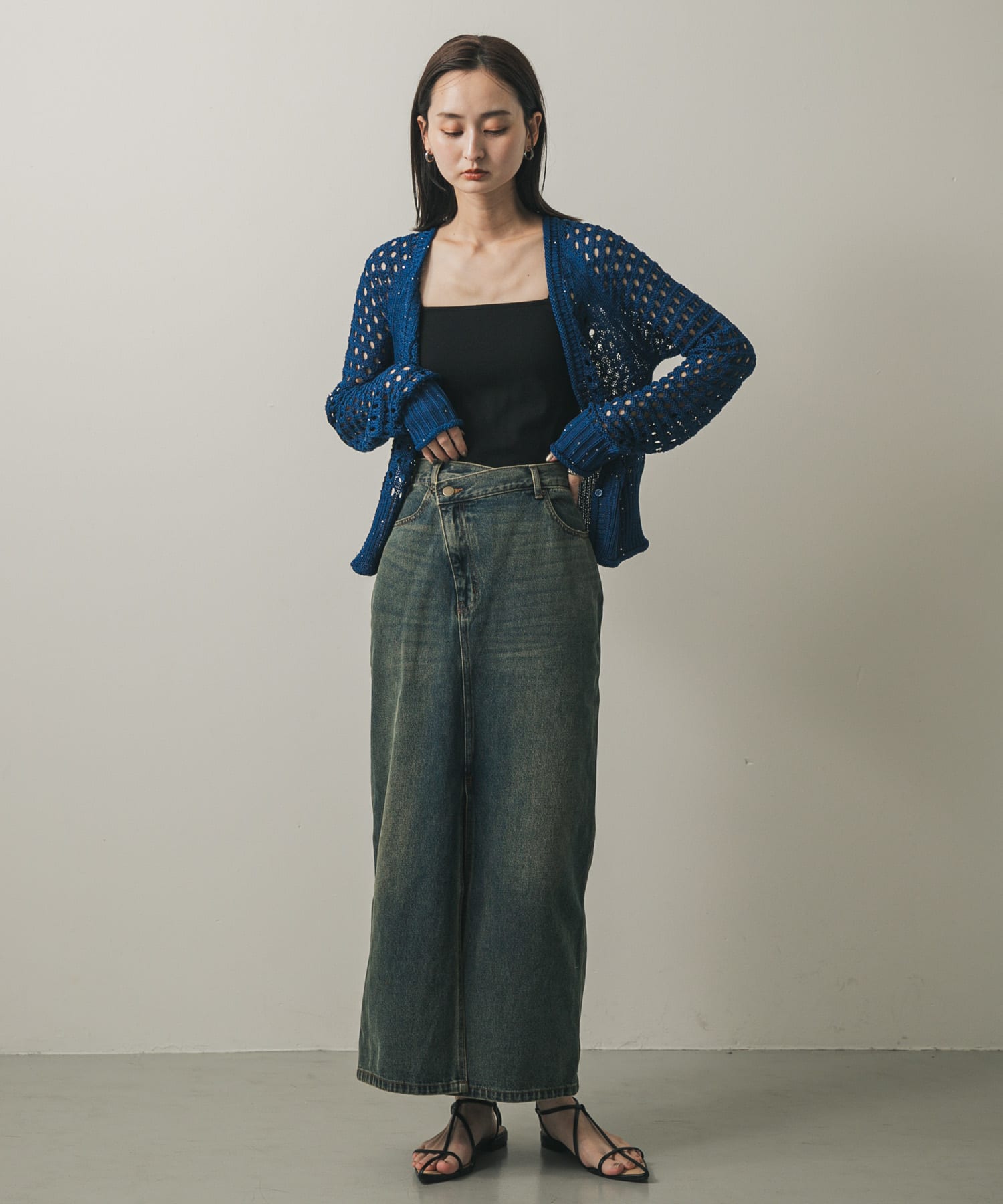 身長：169cm サイズ：one