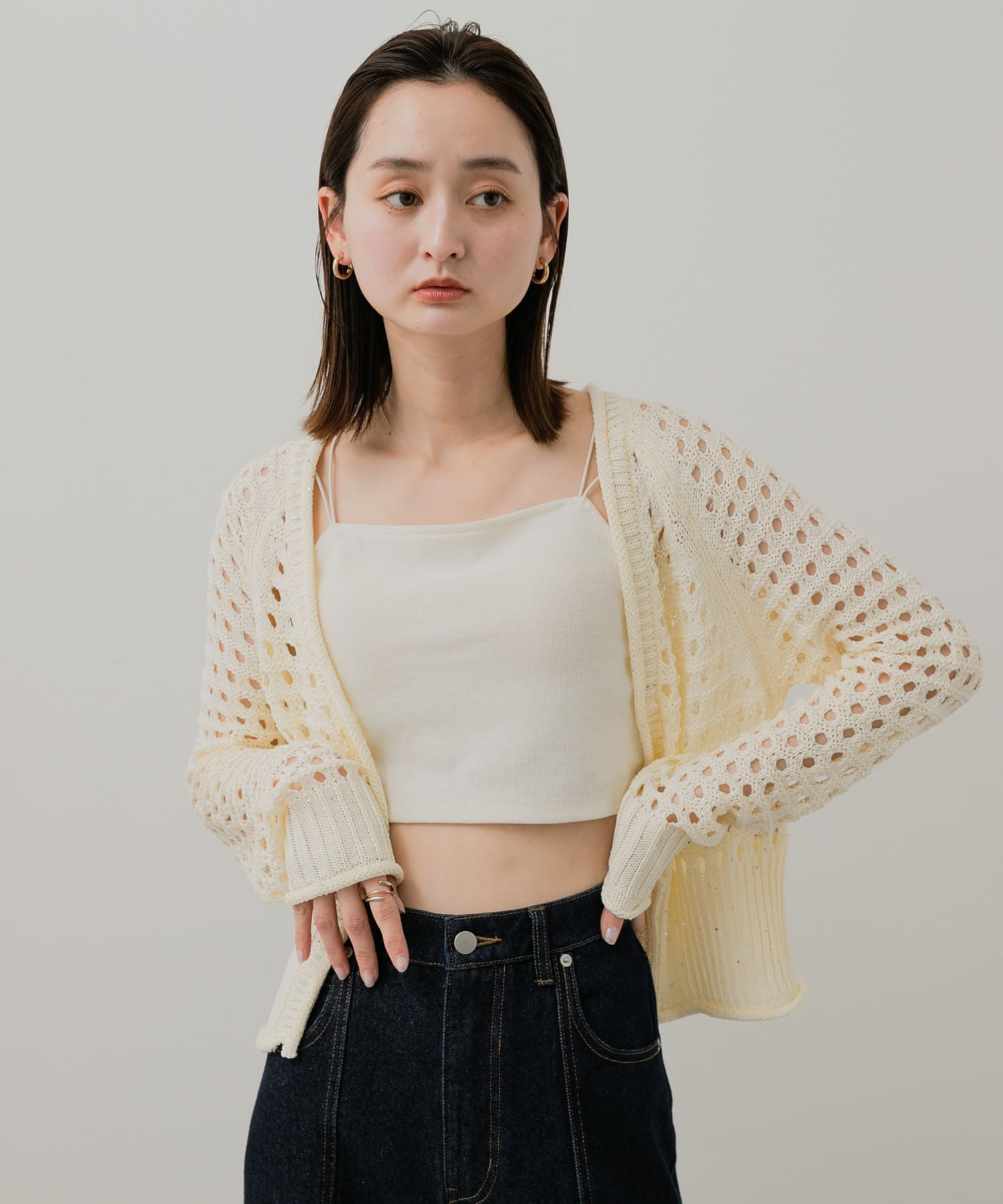 身長：169cm サイズ：one