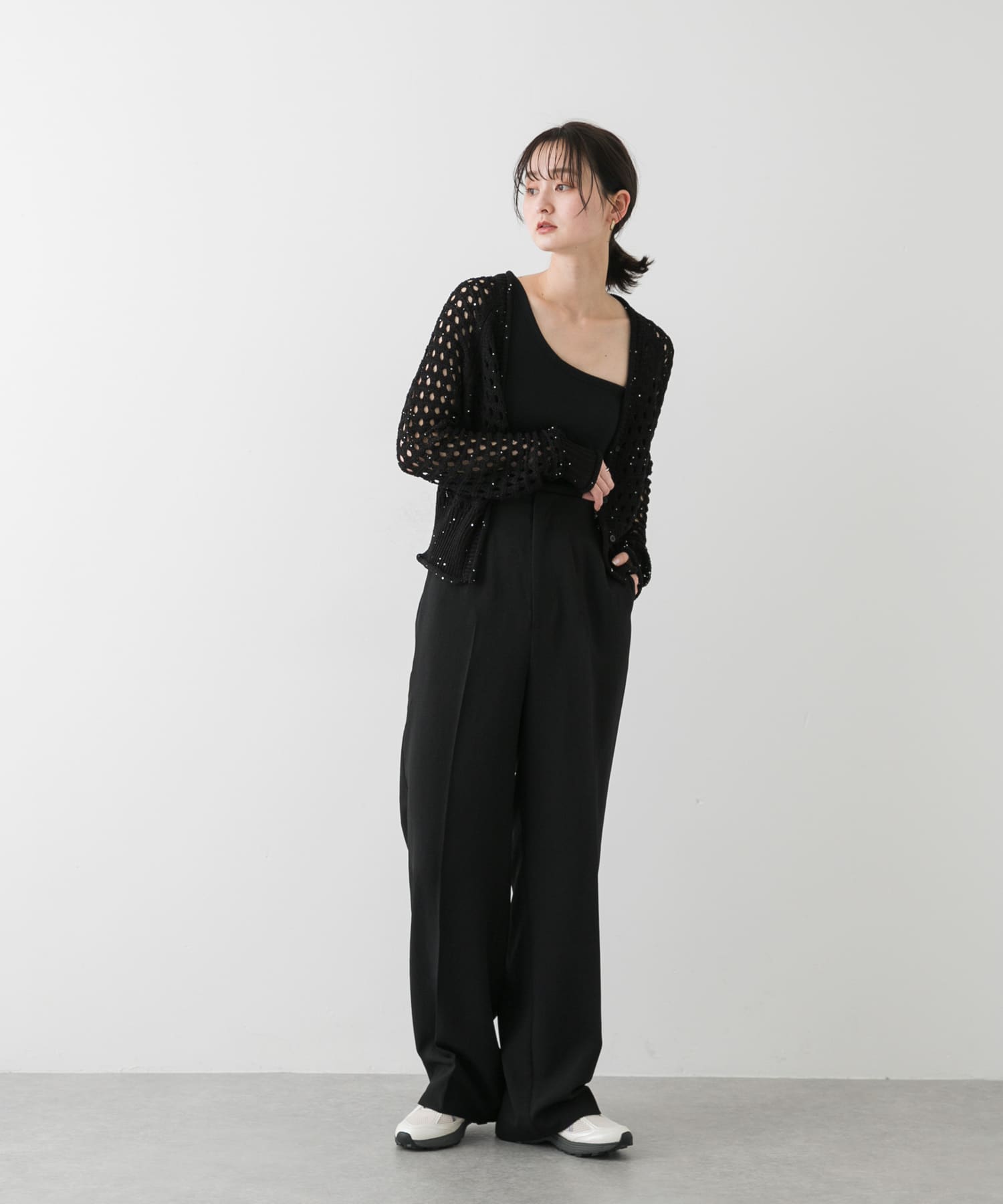 身長：169cm サイズ：one