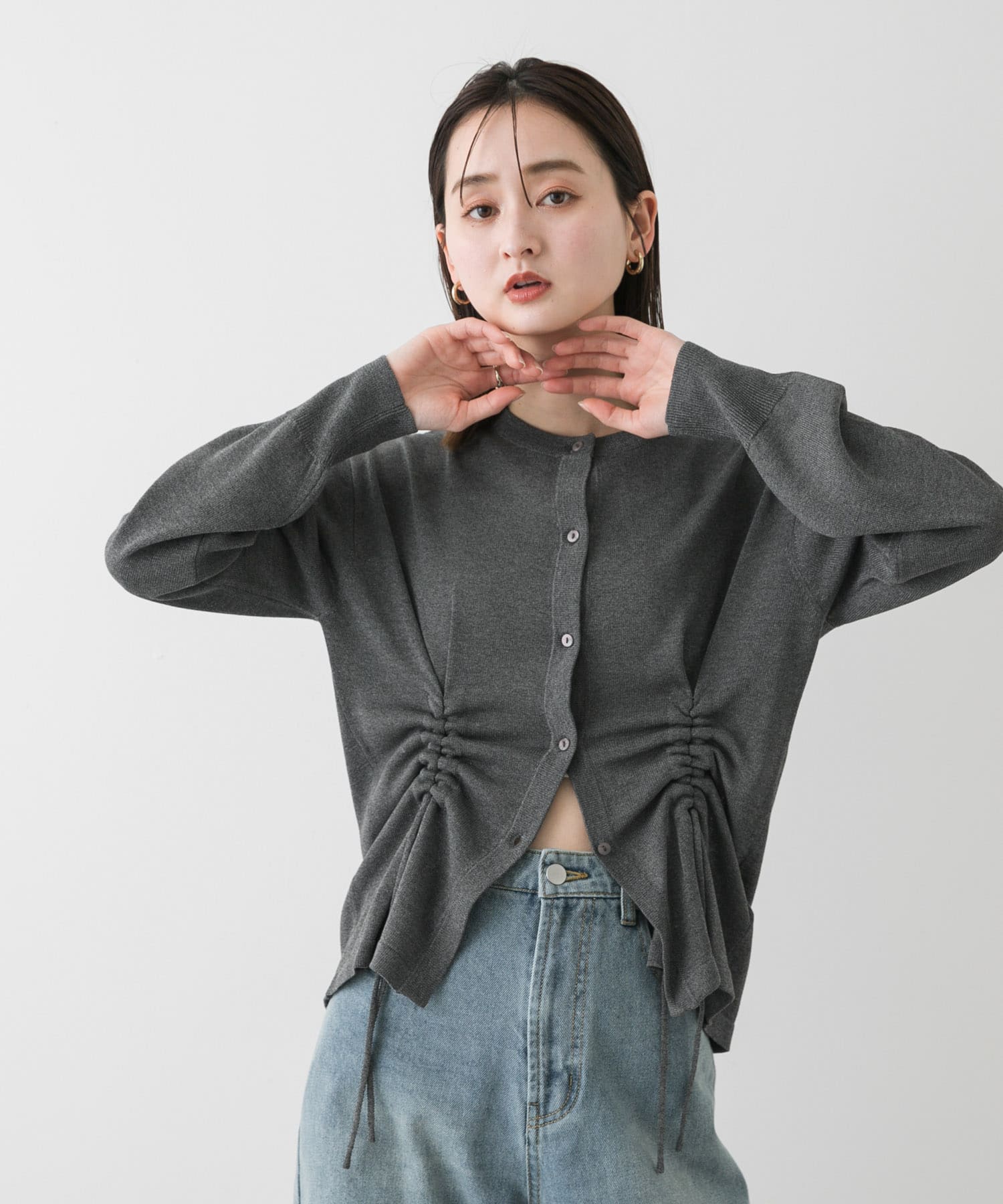 身長：169cm サイズ：one