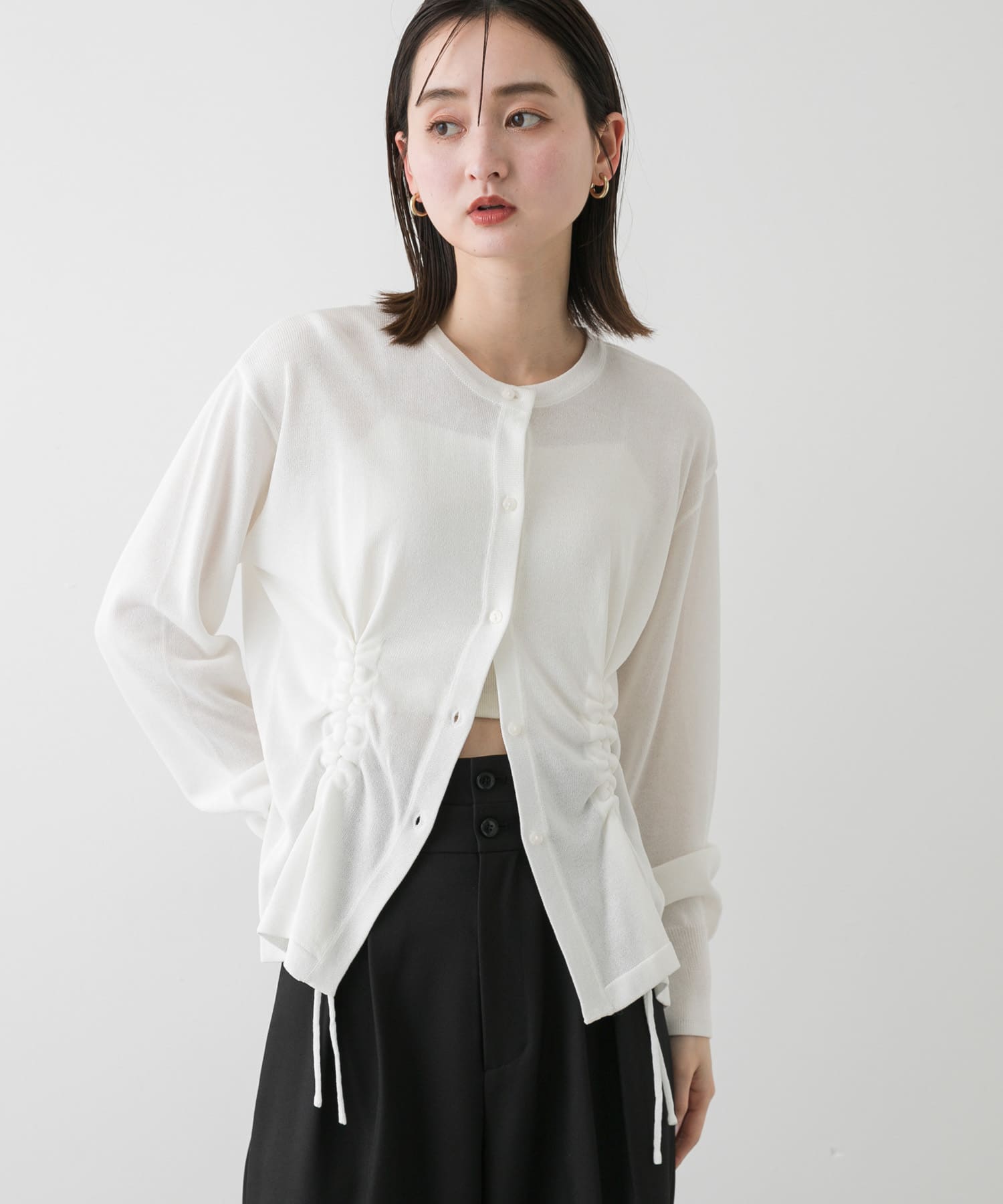 身長：169cm サイズ：one