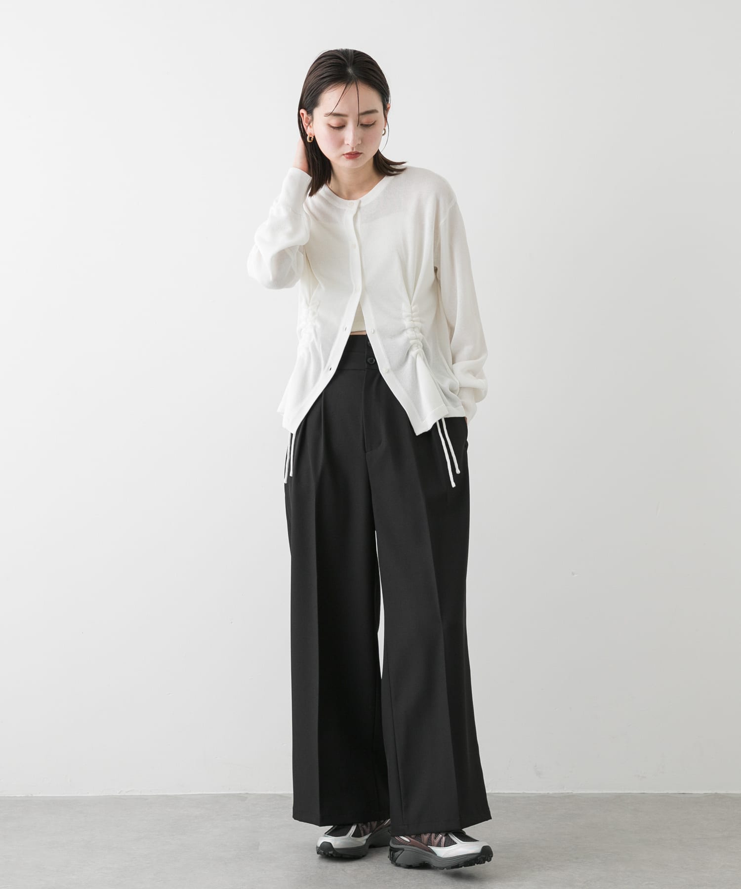 身長：169cm サイズ：one