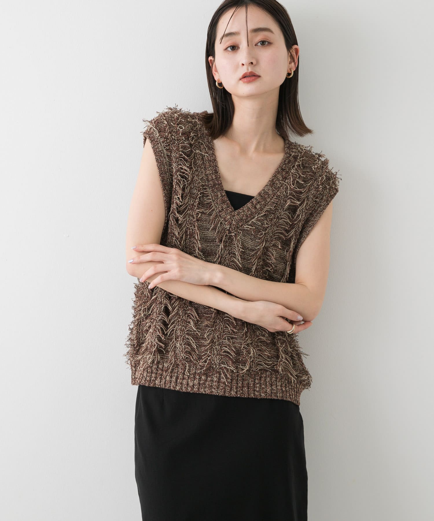 身長：169cm サイズ：one