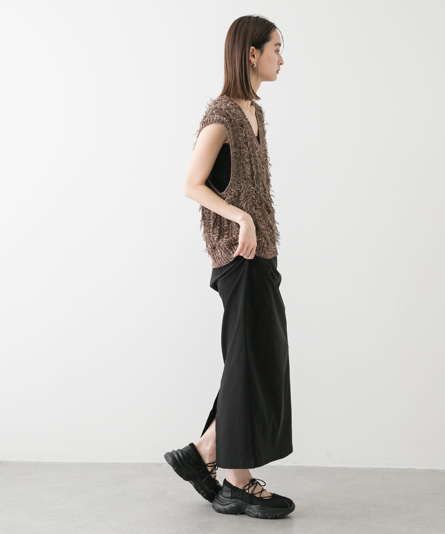身長：169cm サイズ：one