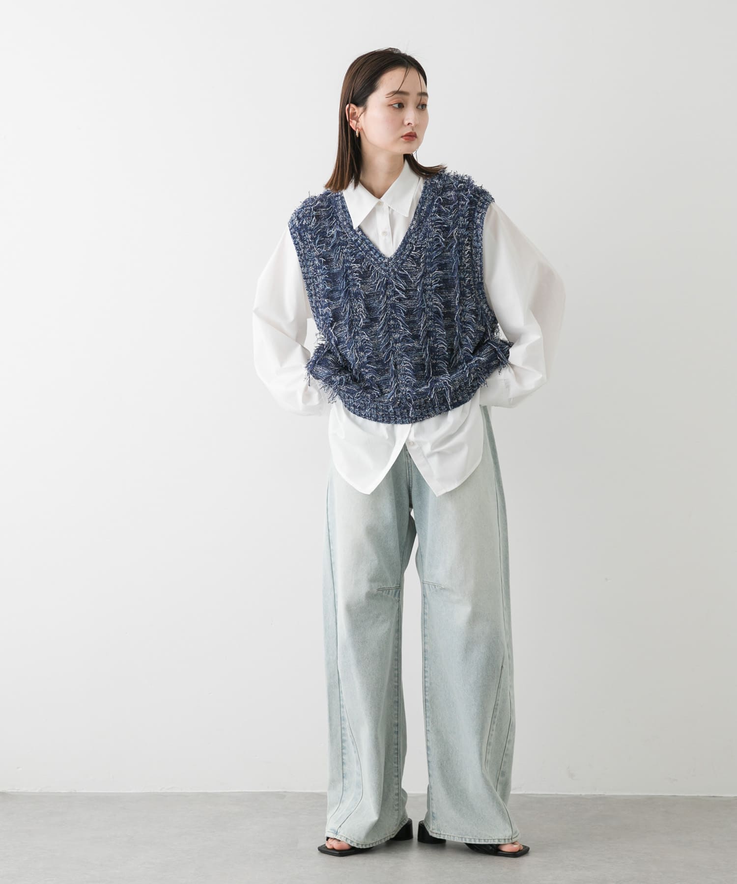 身長：169cm サイズ：one
