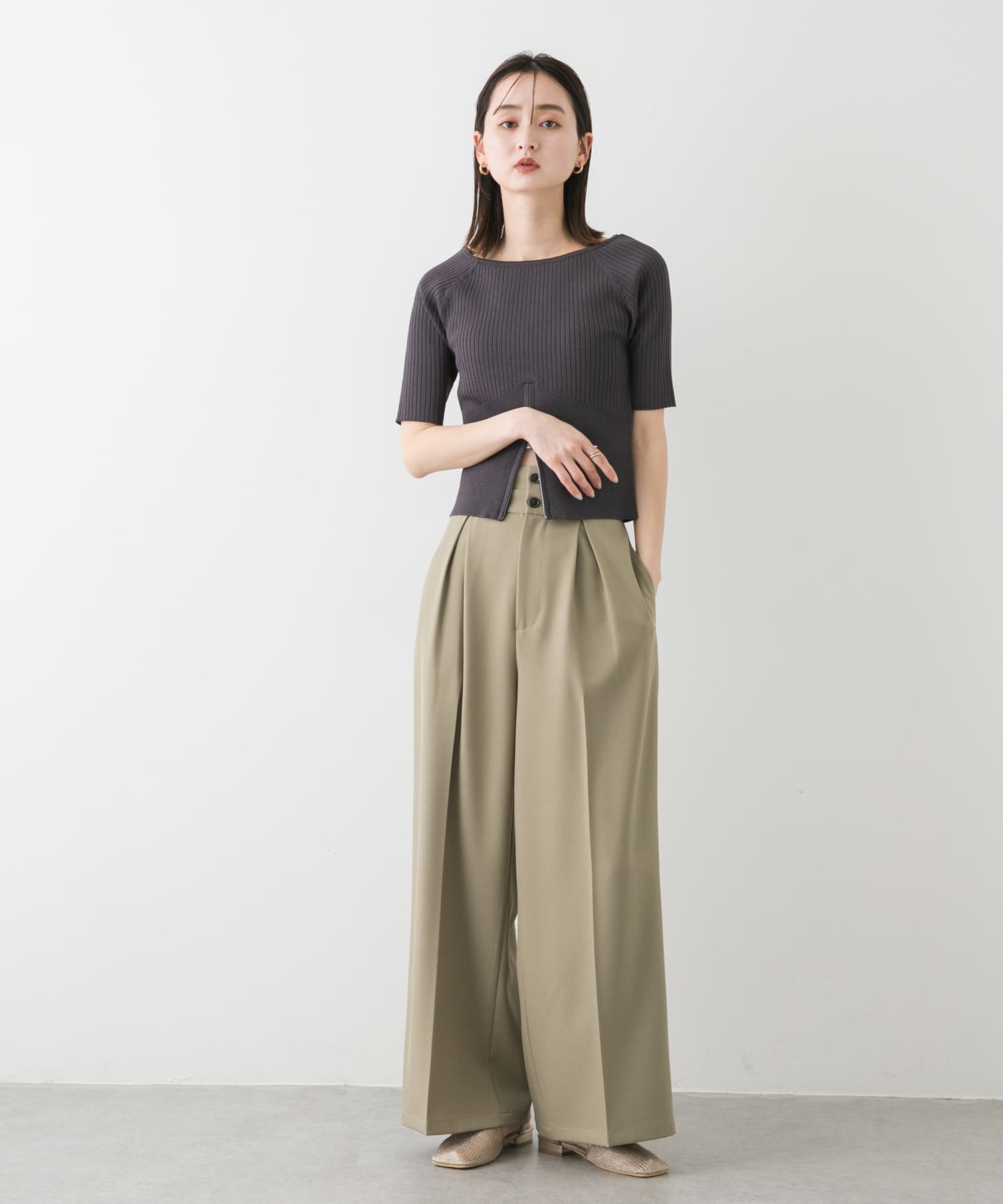 身長：169cm サイズ：one