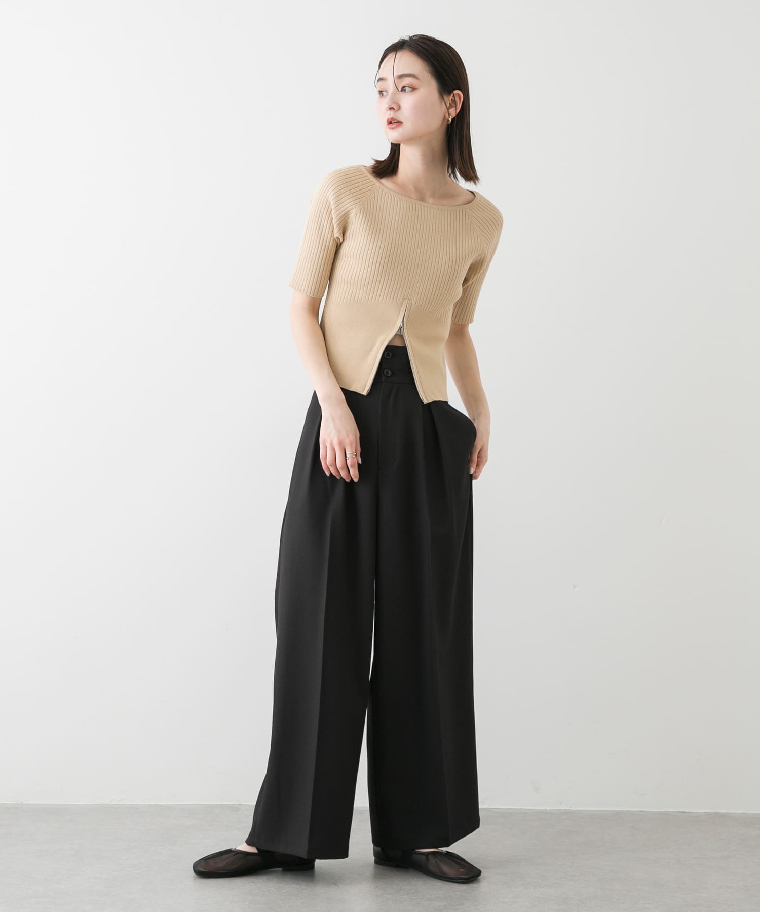 身長：169cm サイズ：one