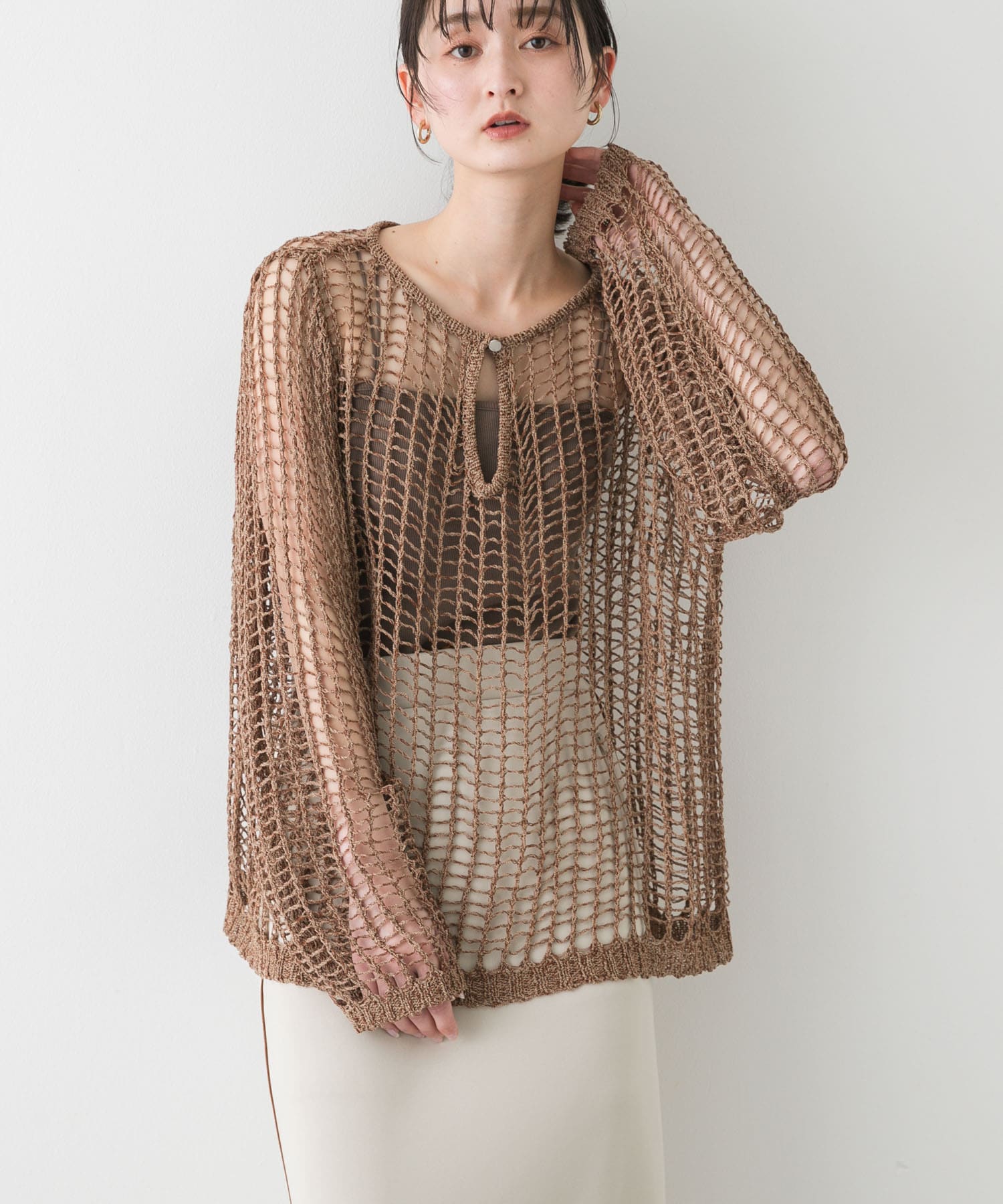 身長：169cm サイズ：one