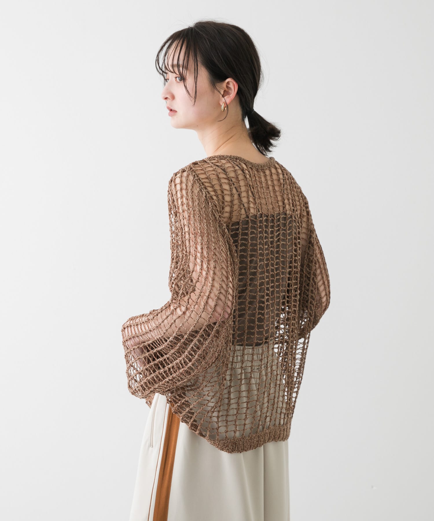 身長：169cm サイズ：one