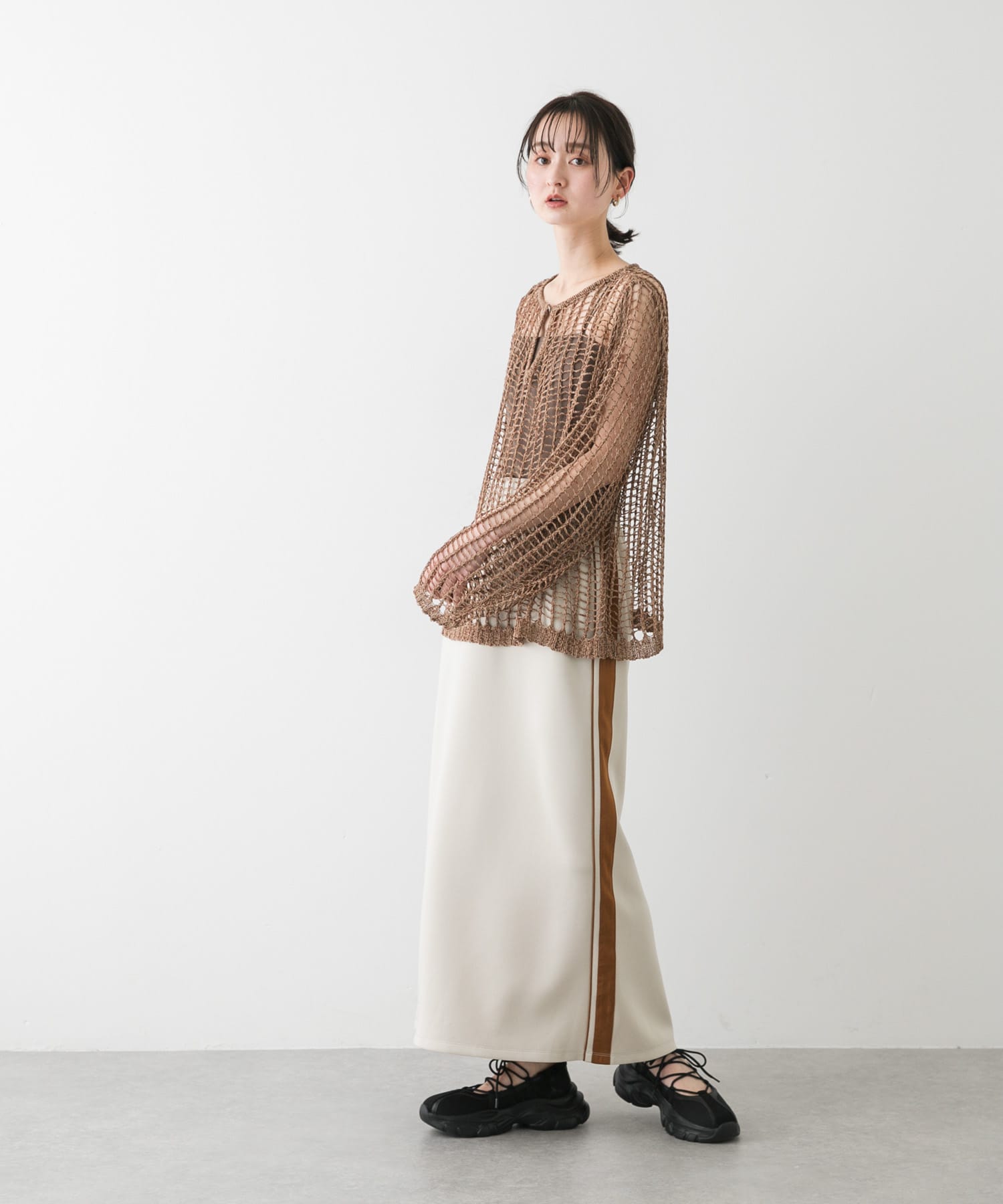 身長：169cm サイズ：one