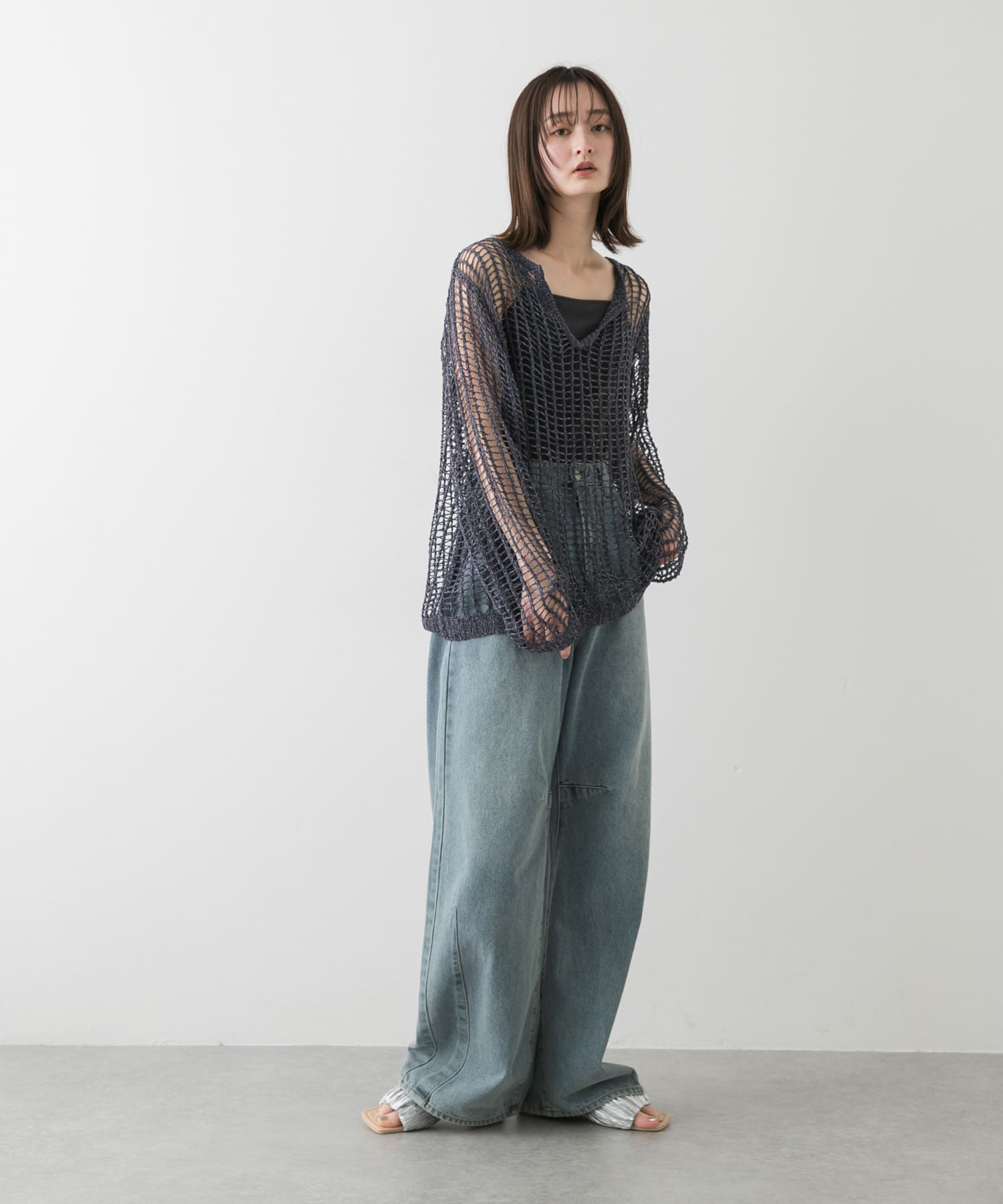 身長：169cm サイズ：one