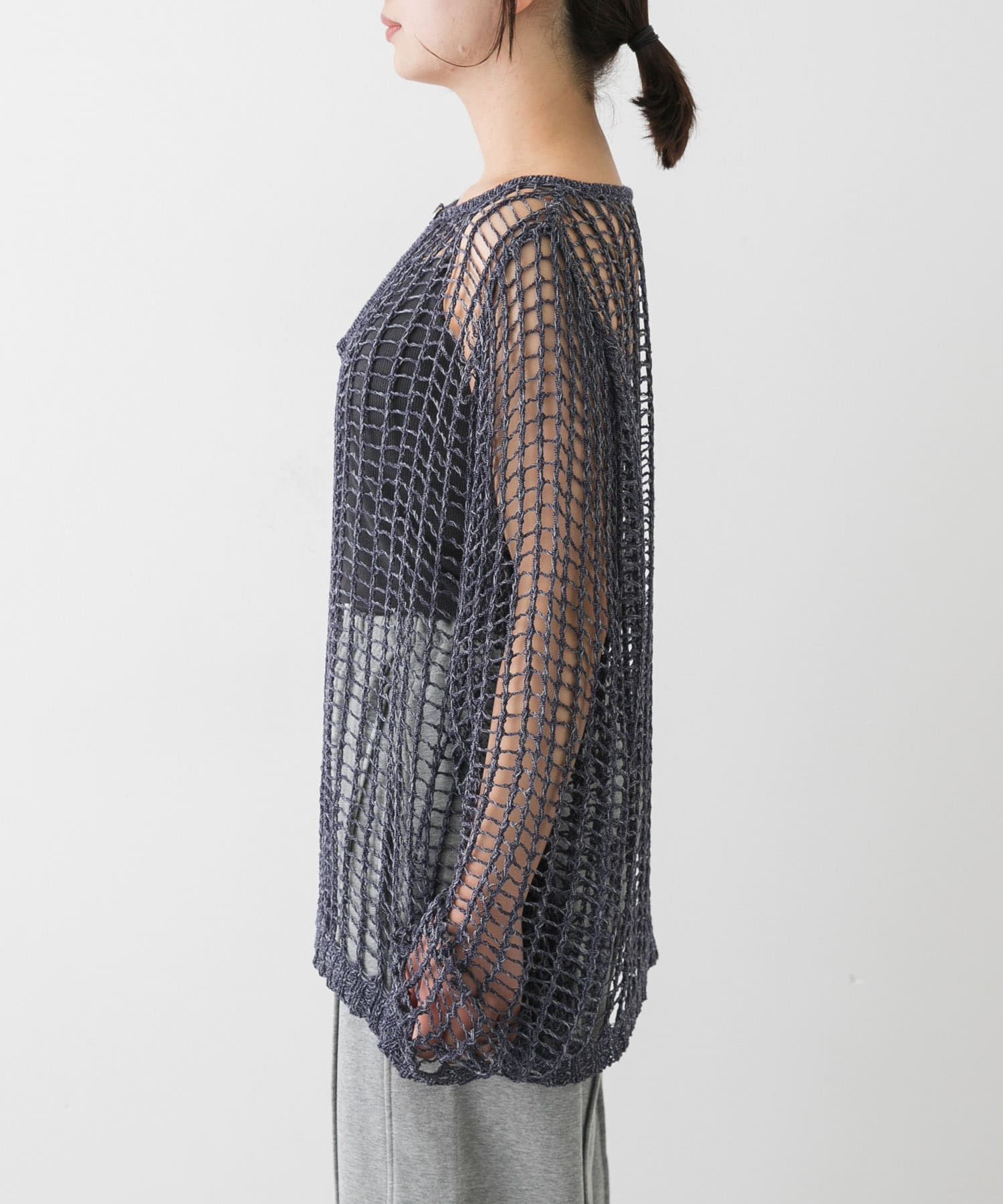 身長：158cm サイズ：one