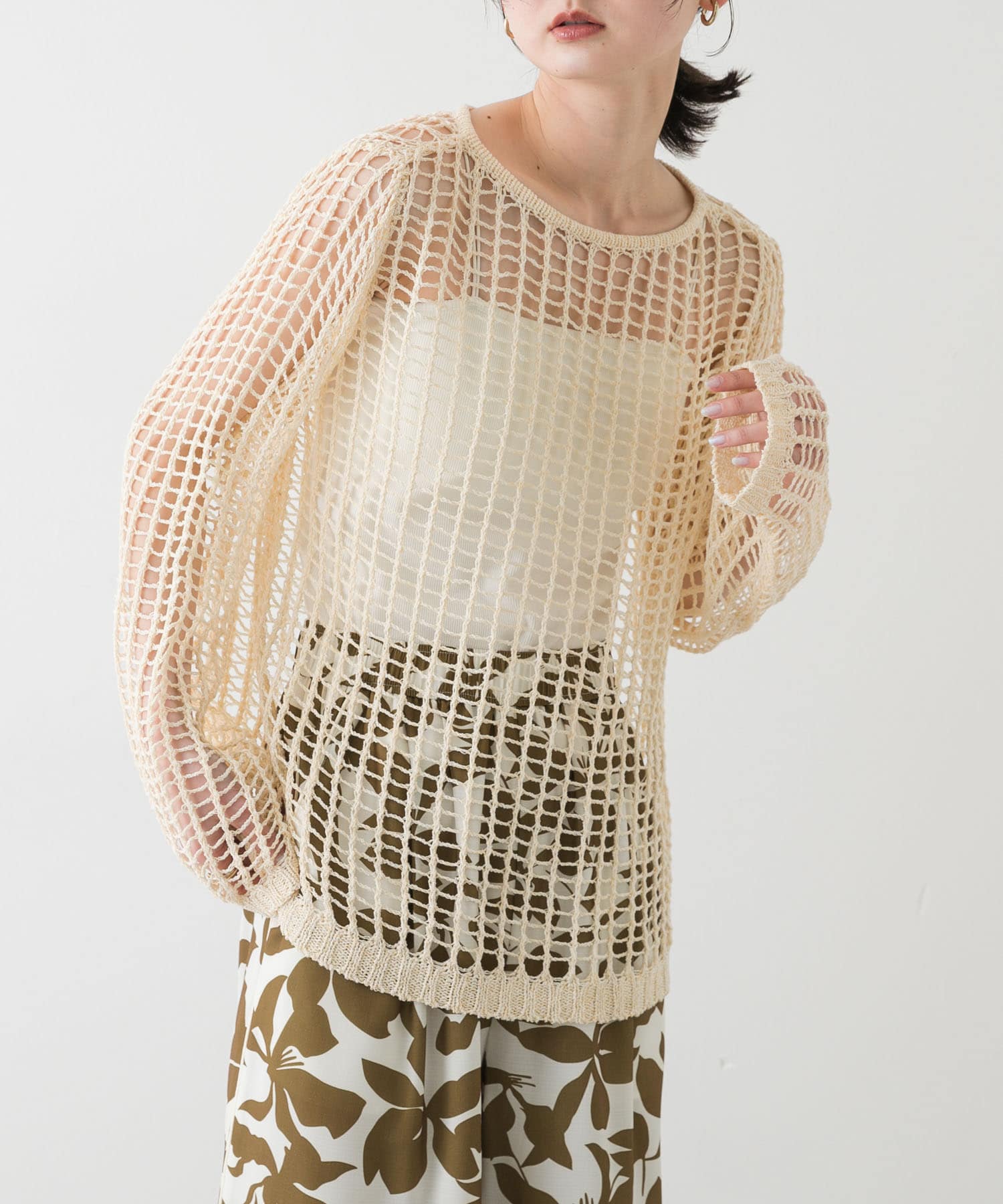 身長：169cm サイズ：one