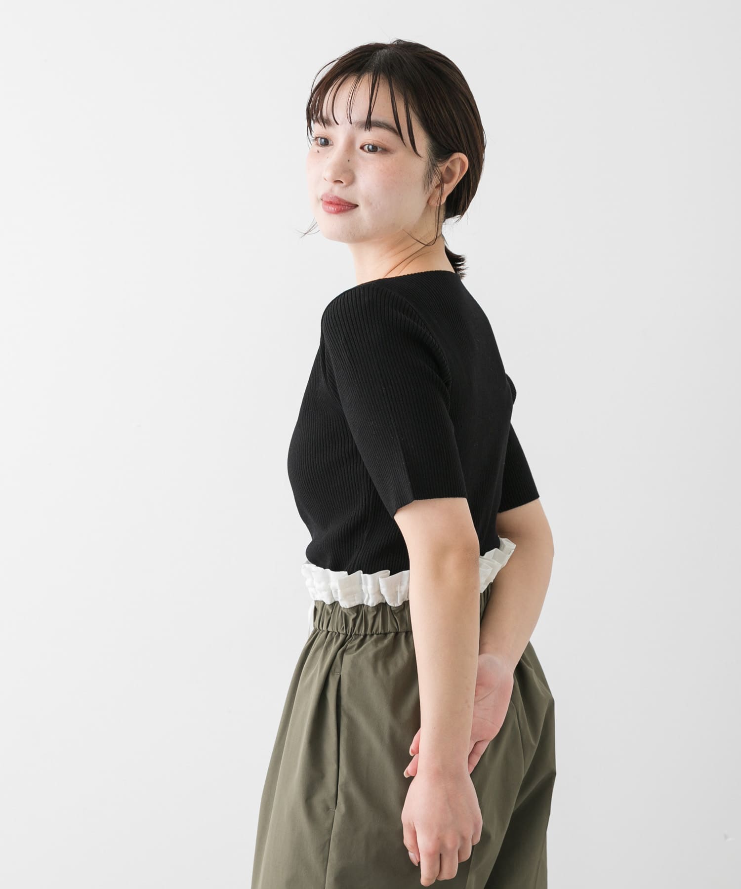 身長：158cm サイズ：one