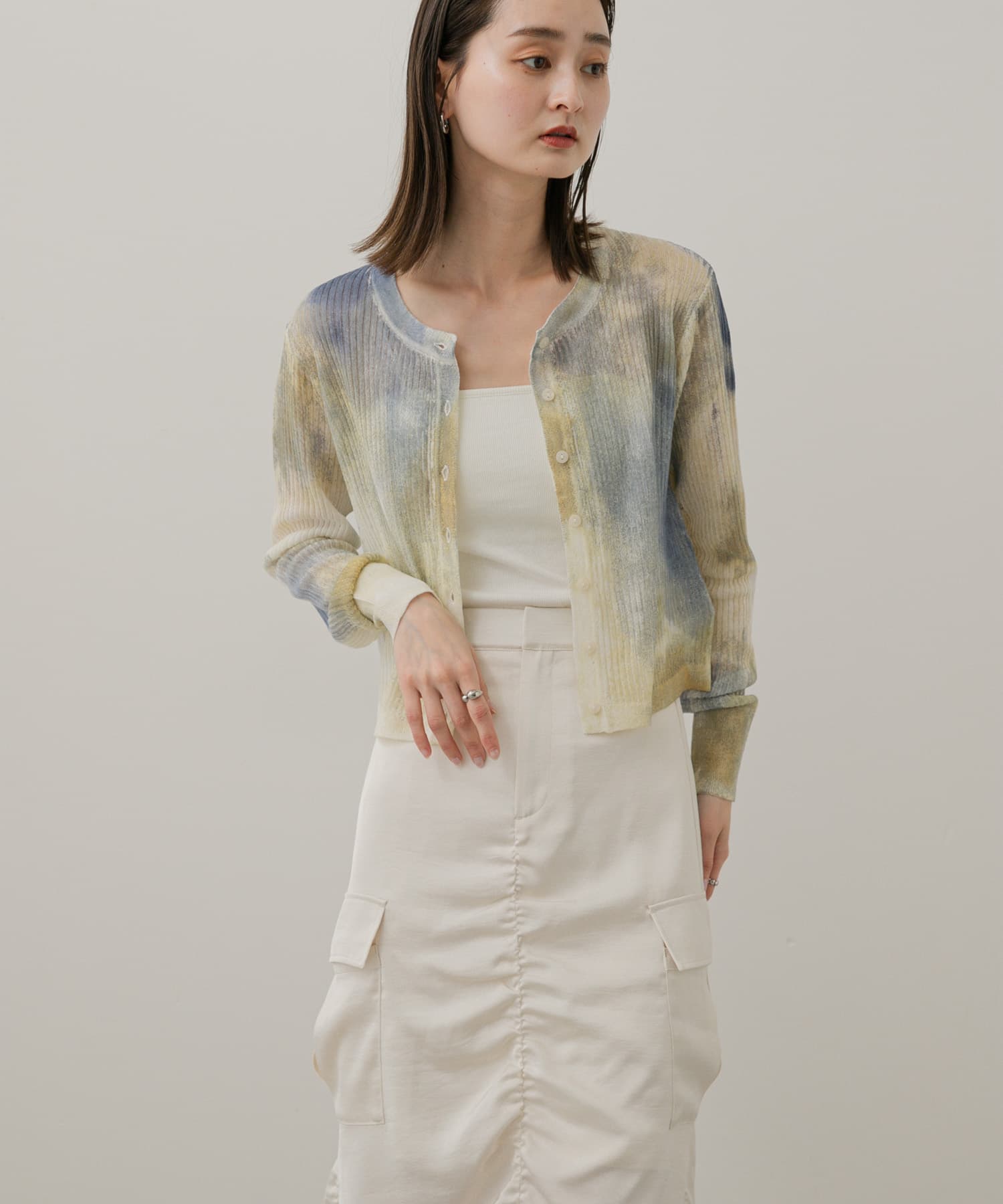 身長：169cm サイズ：one