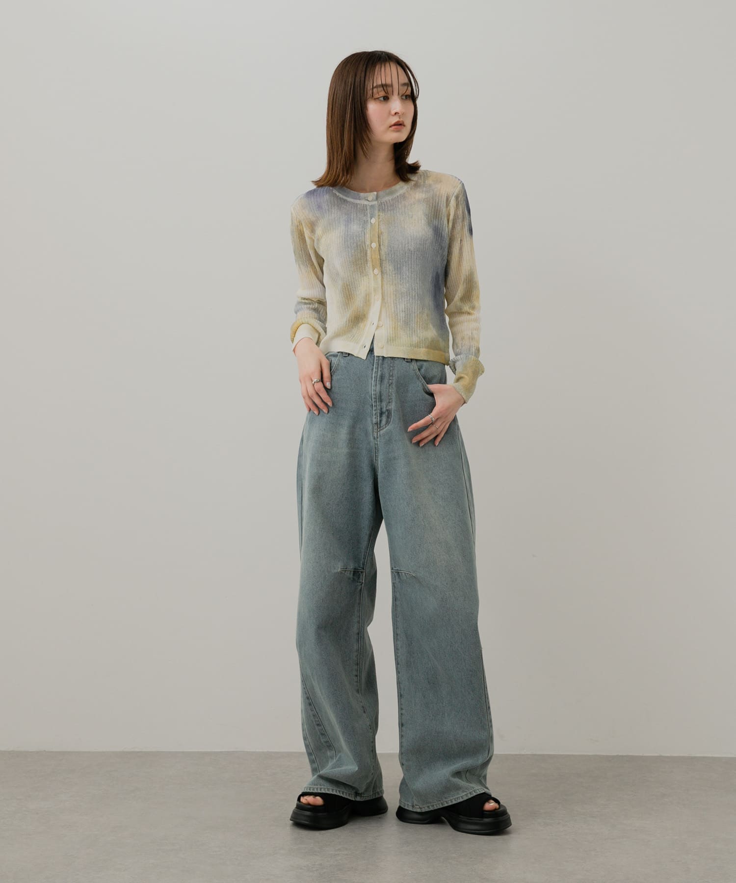 身長：169cm サイズ：one