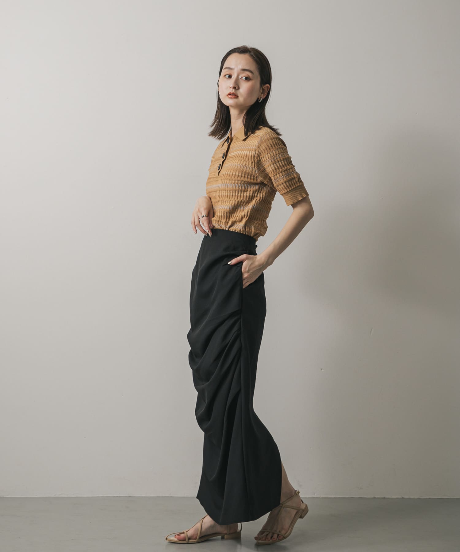 身長：169cm サイズ：one