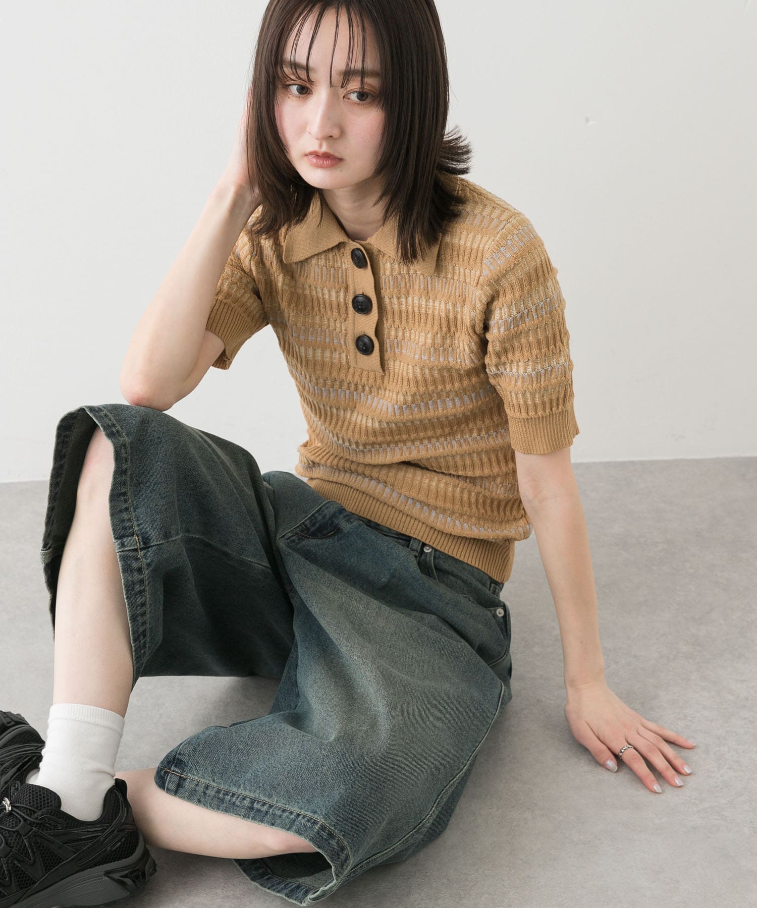 身長：169cm サイズ：one