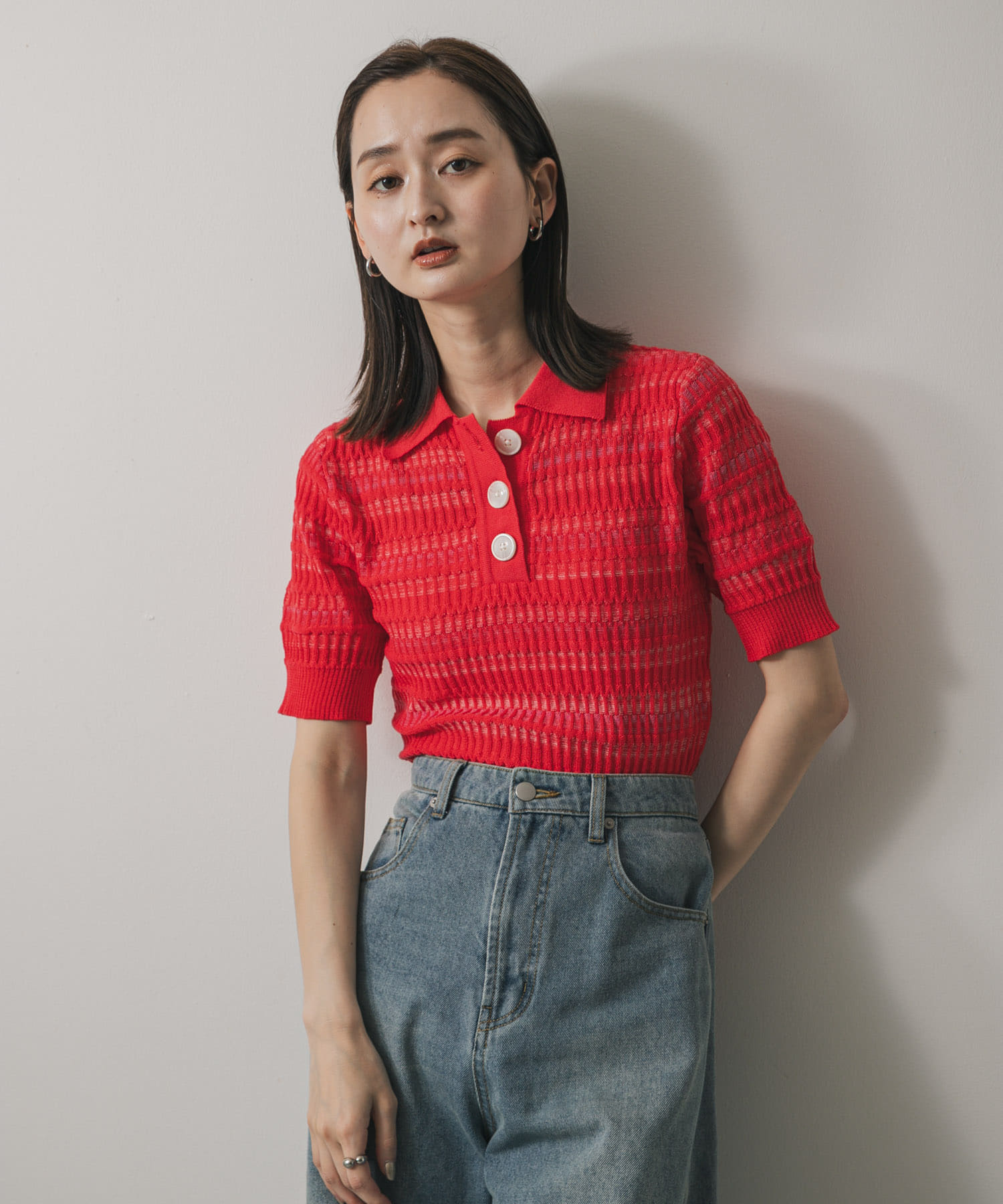 身長：169cm サイズ：one