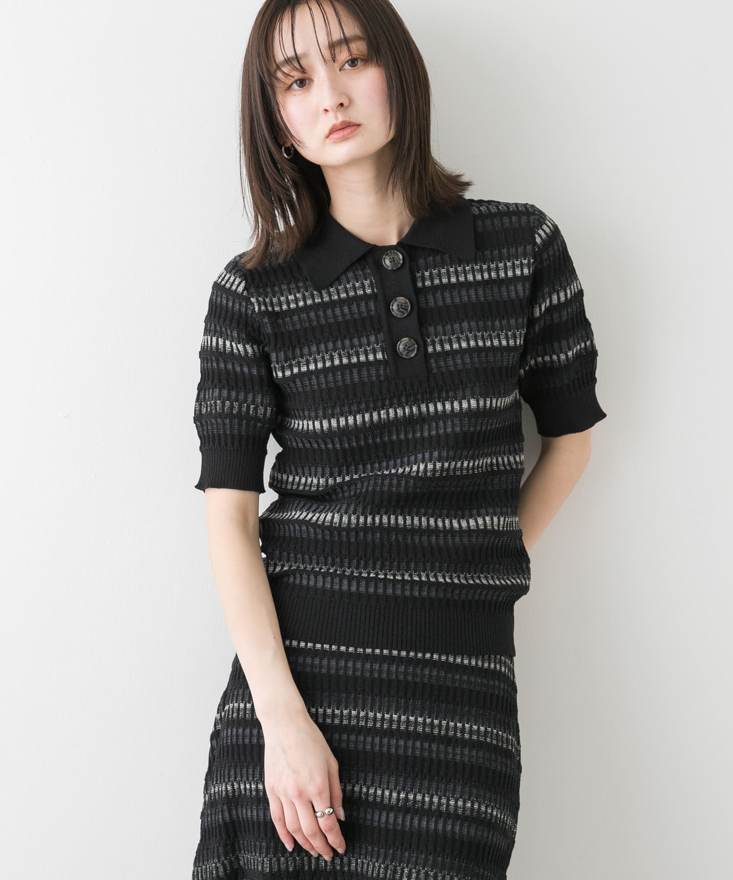 身長：169cm サイズ：one