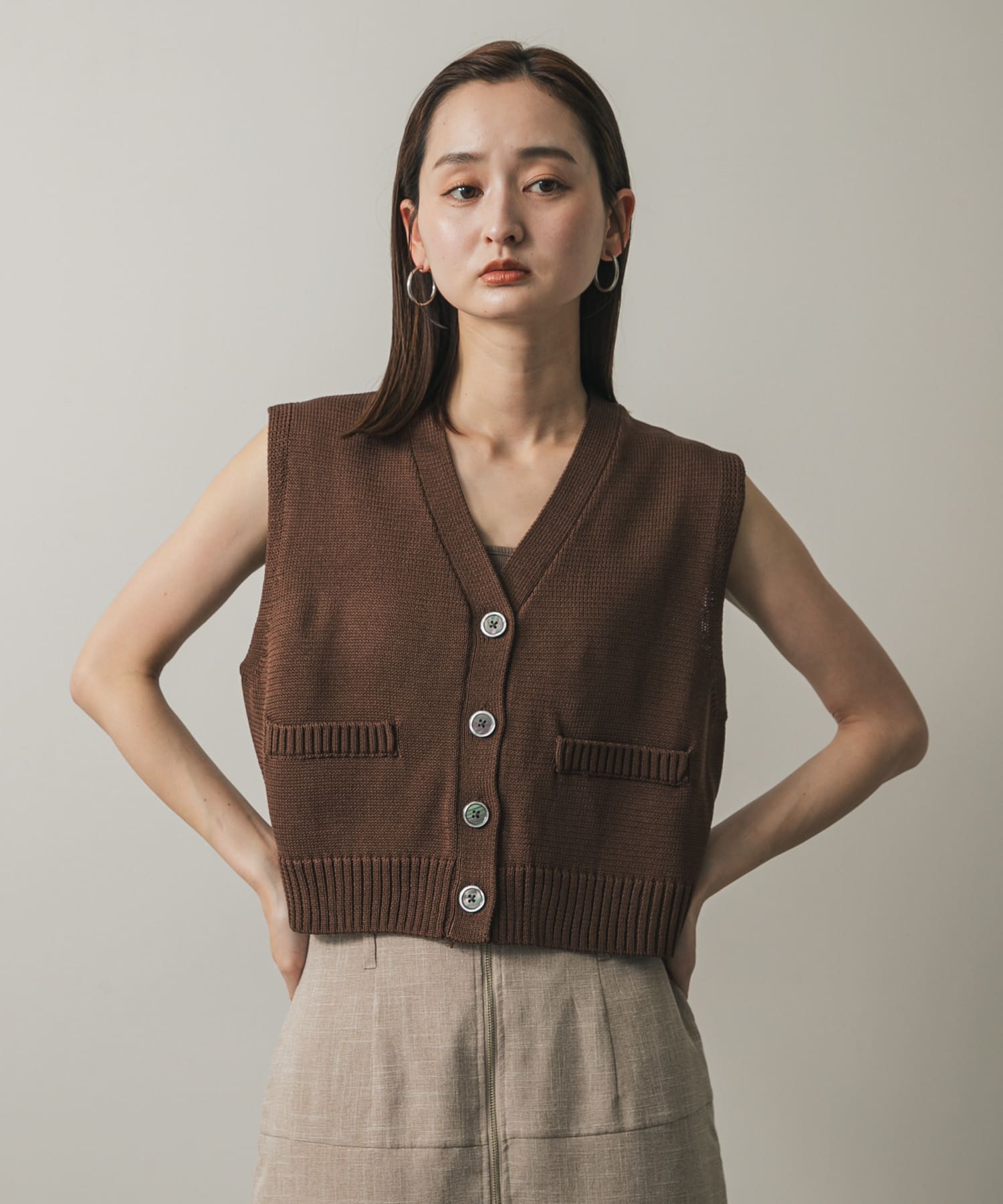 身長：169cm サイズ：one