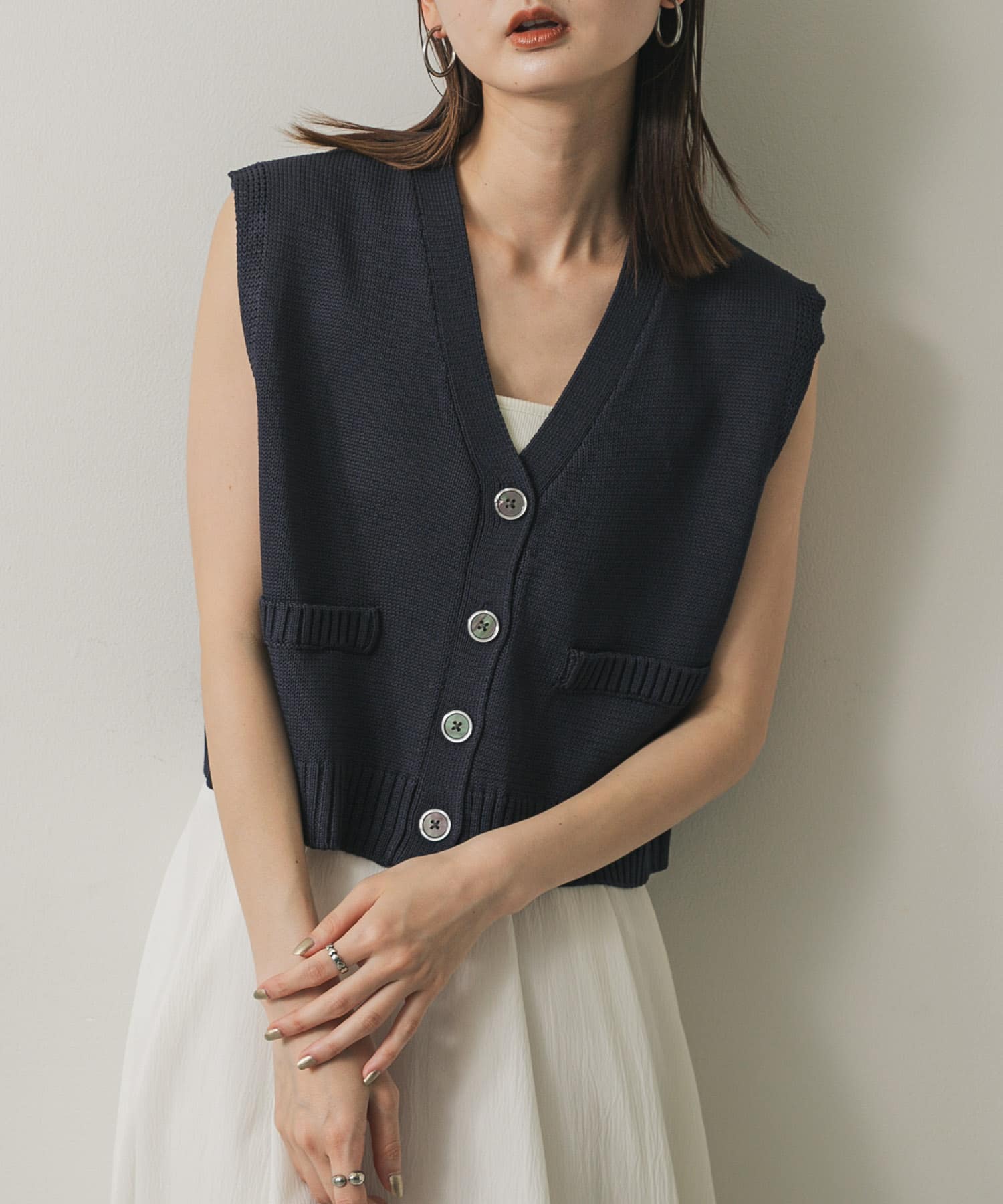 身長：169cm サイズ：one