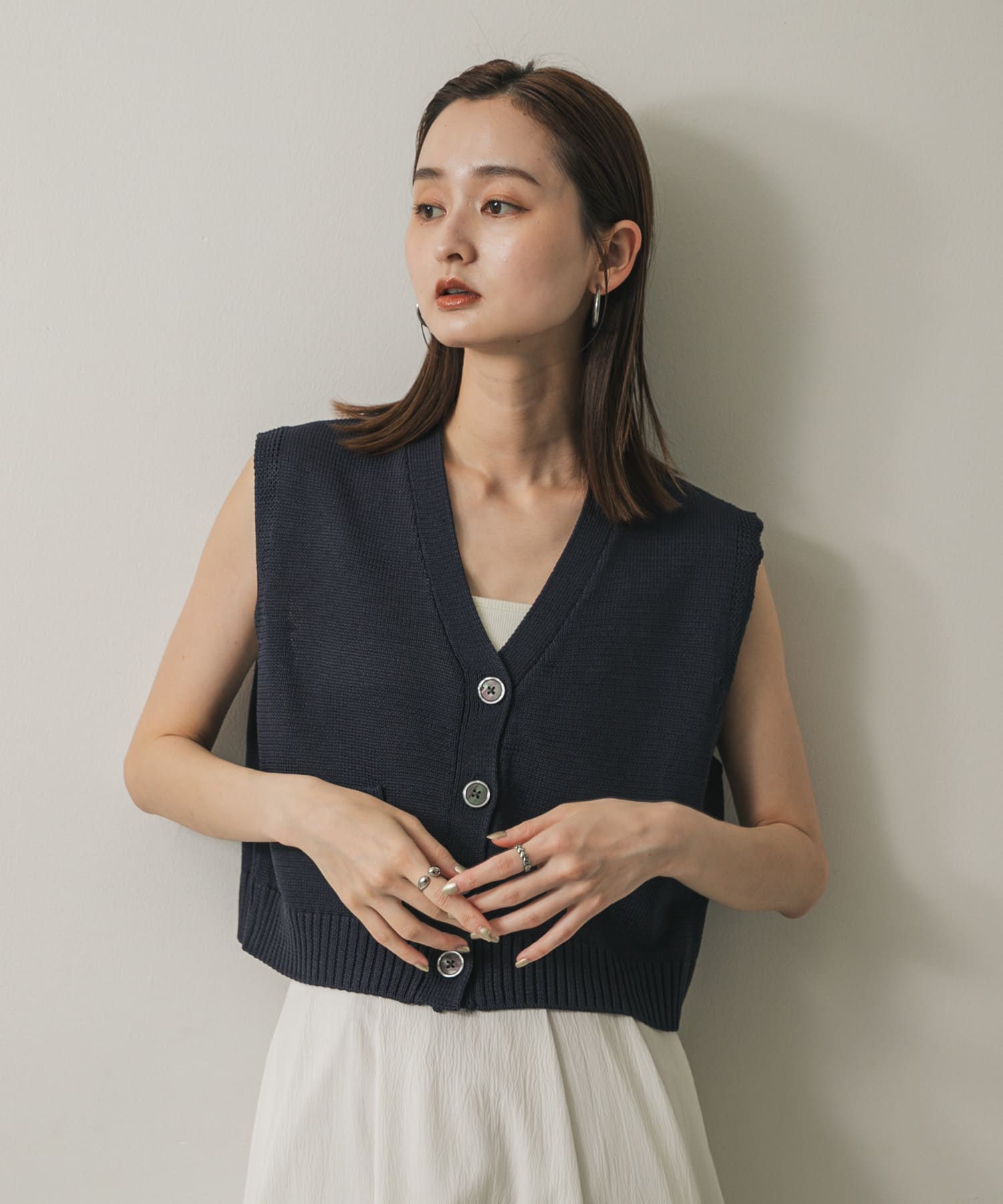 身長：169cm サイズ：one