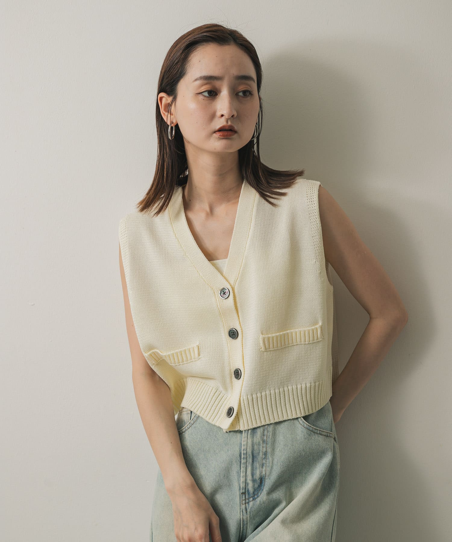 身長：169cm サイズ：one