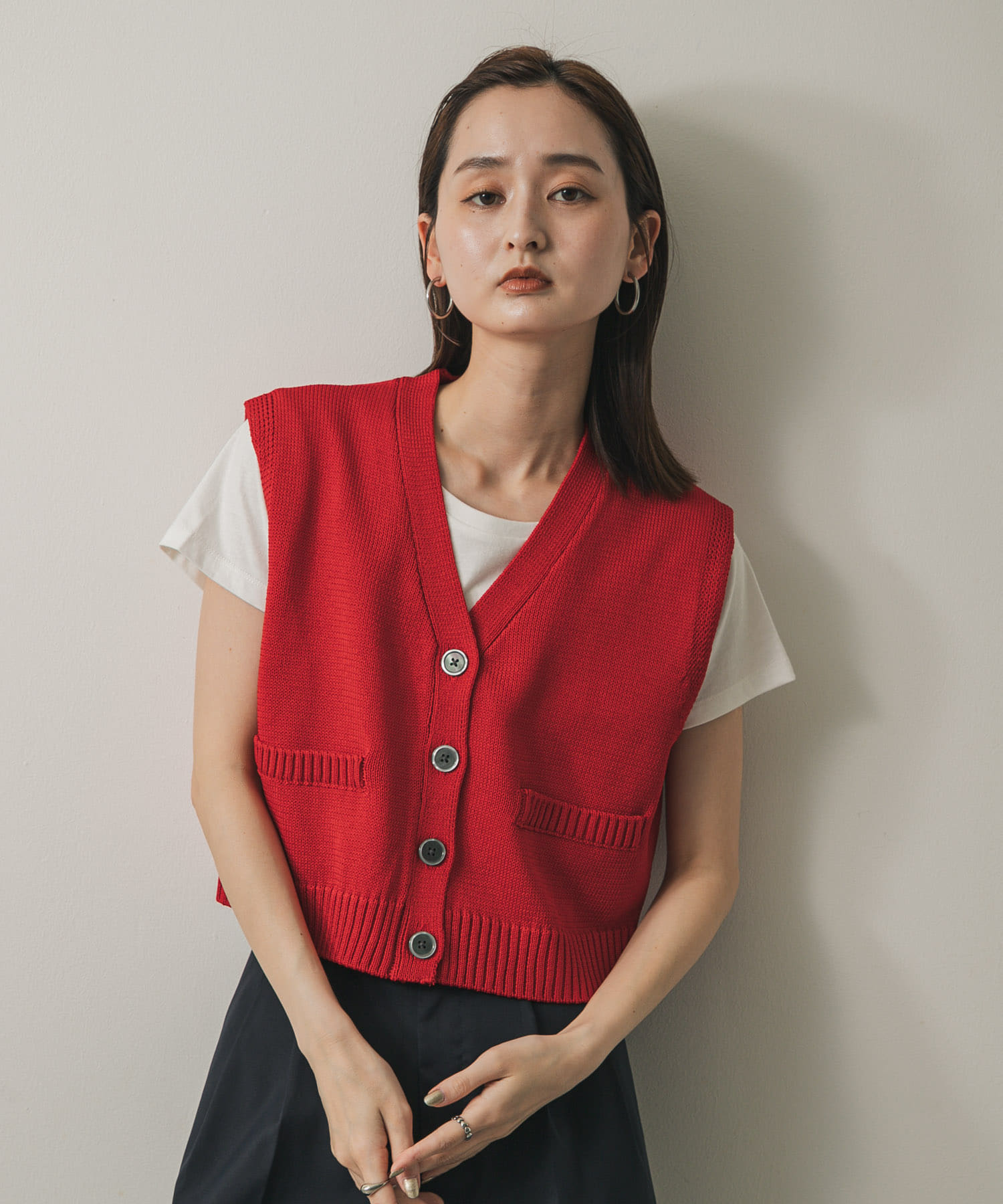 身長：169cm サイズ：one