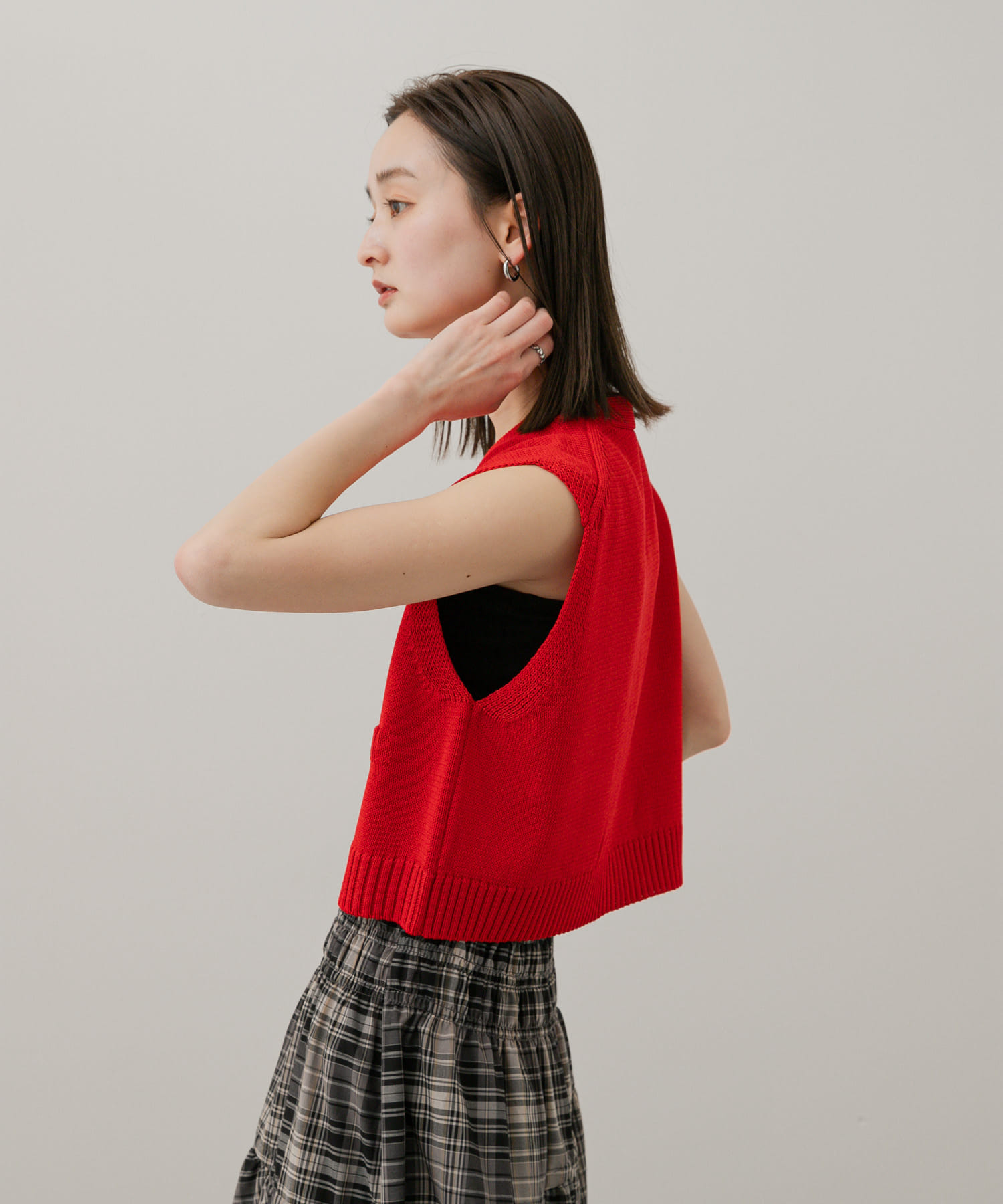 身長：169cm サイズ：one