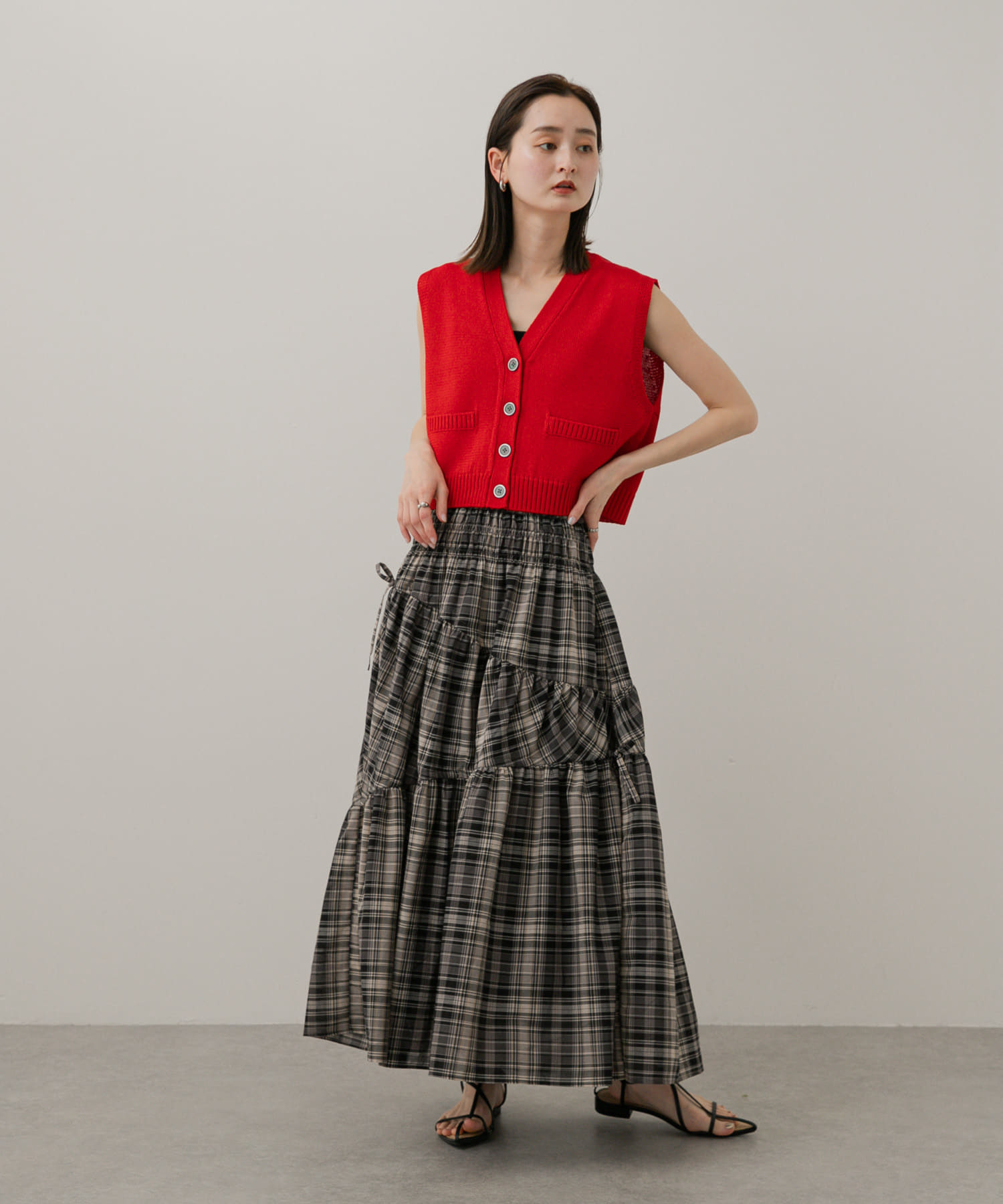 身長：169cm サイズ：one