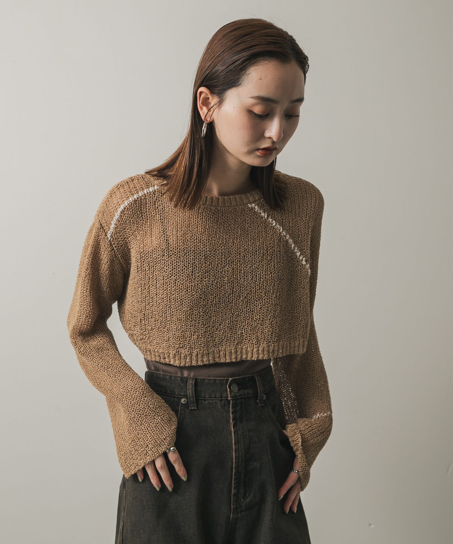 身長：169cm サイズ：one