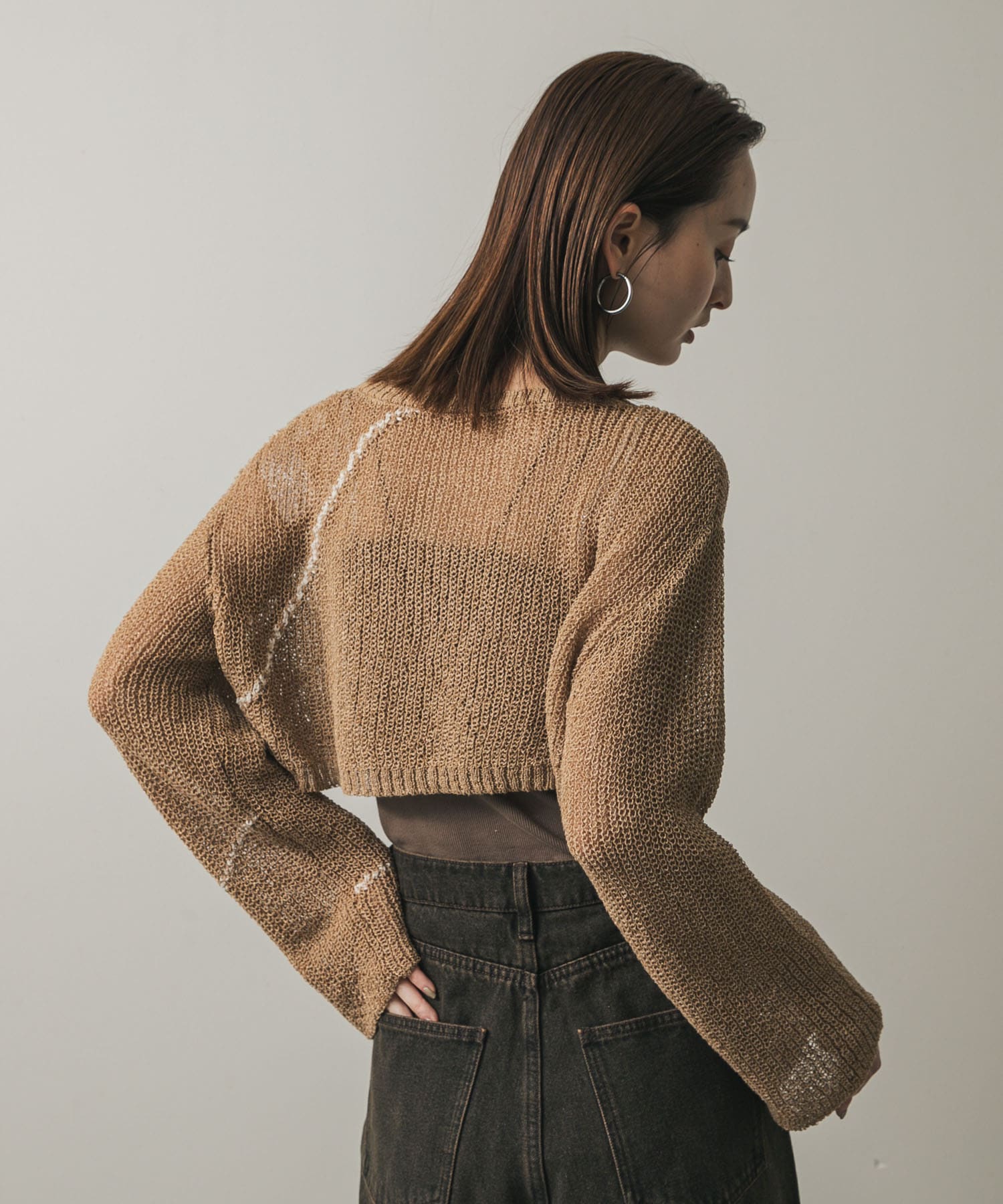 身長：169cm サイズ：one