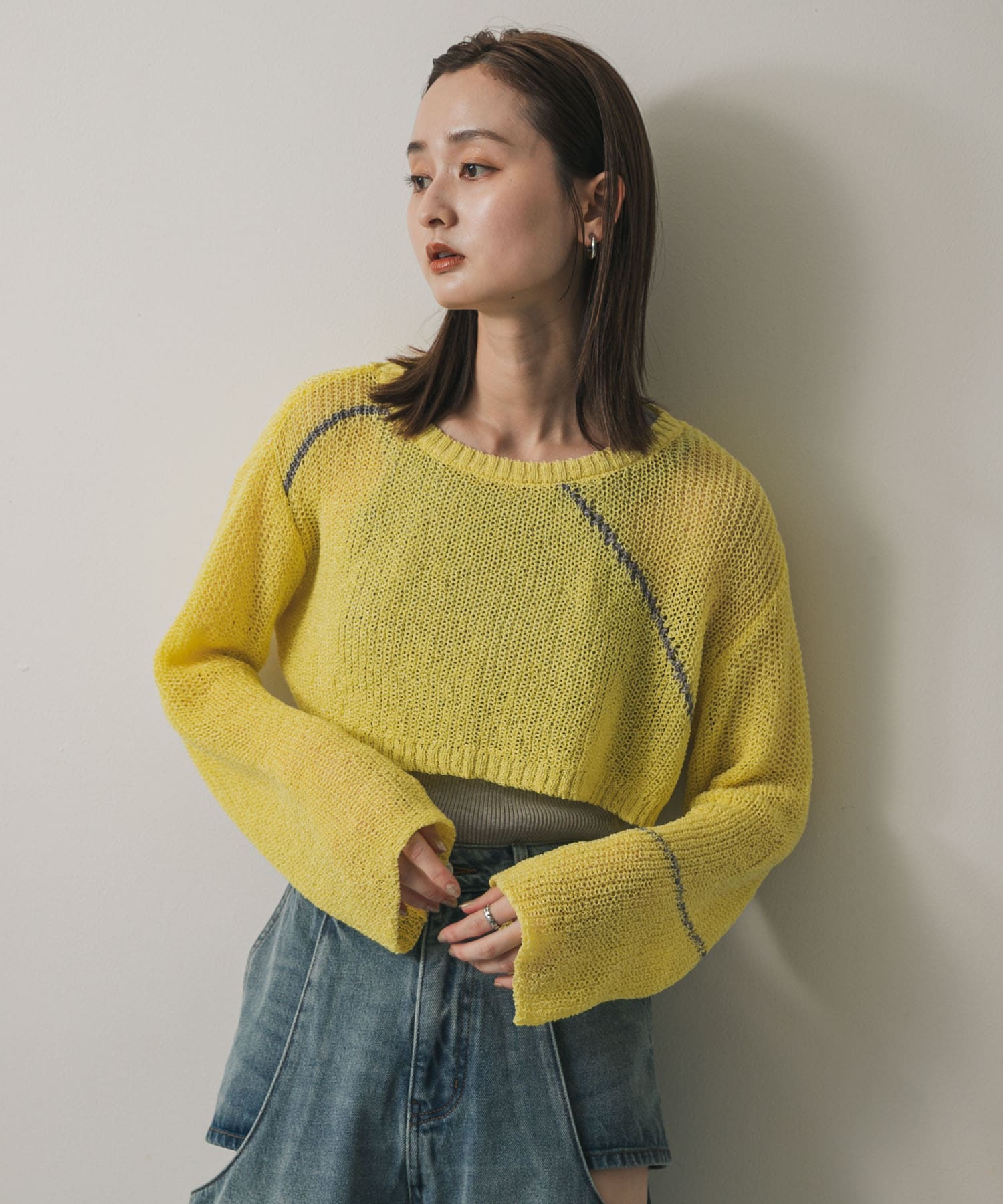 身長：169cm サイズ：one