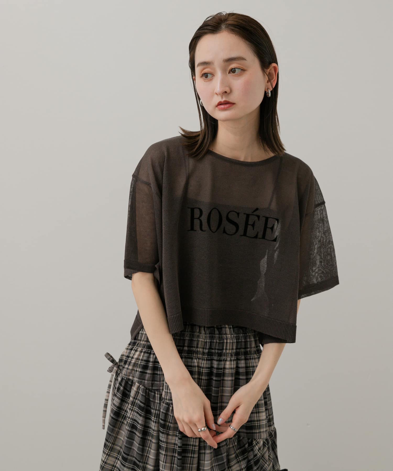 身長：169cm サイズ：one