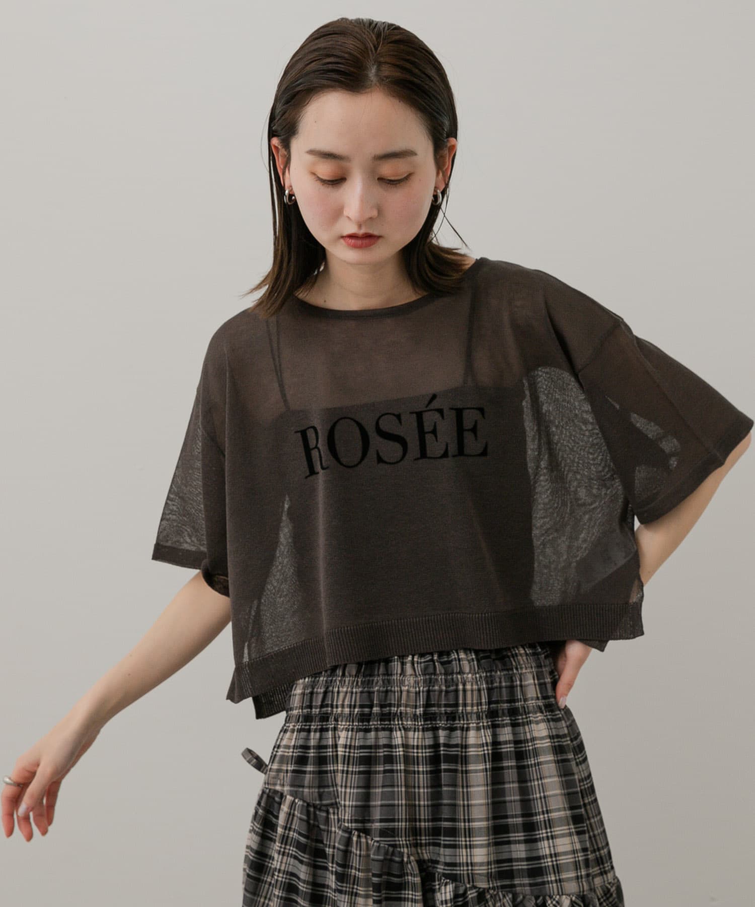 身長：169cm サイズ：one