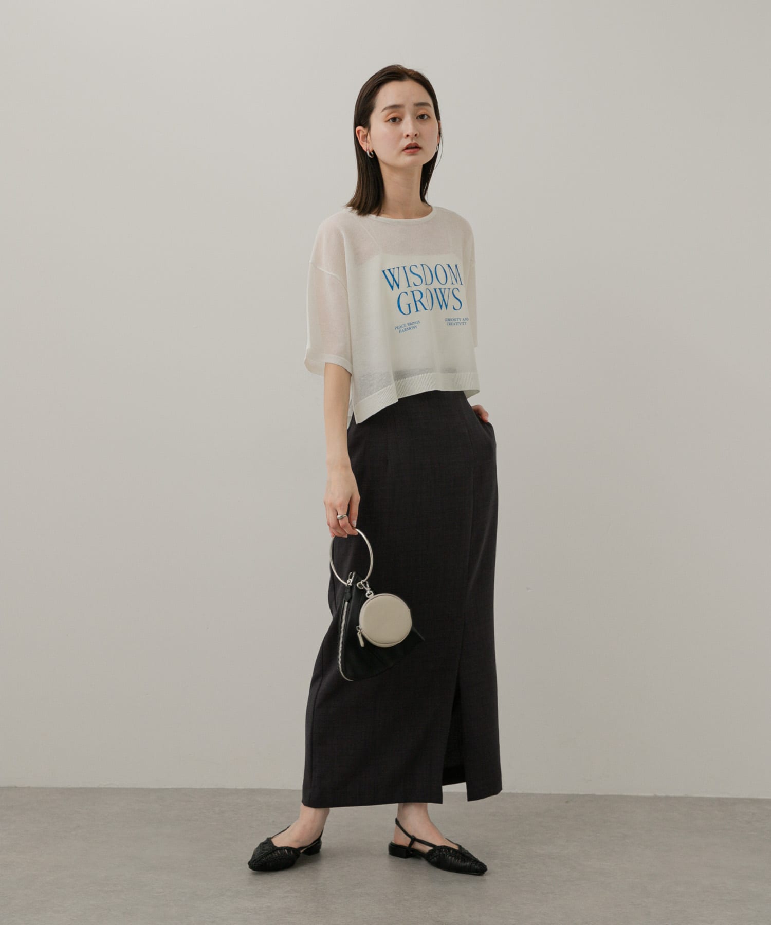 身長：169cm サイズ：one