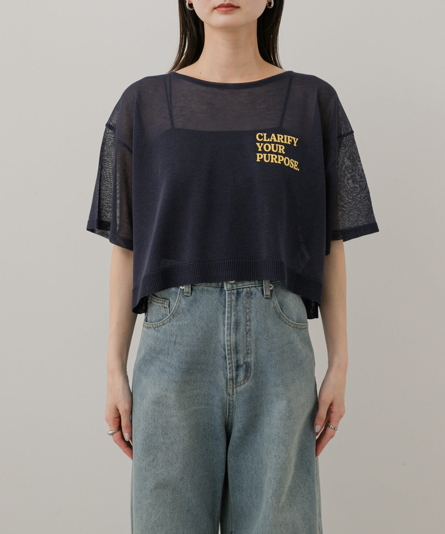 身長：169cm サイズ：one