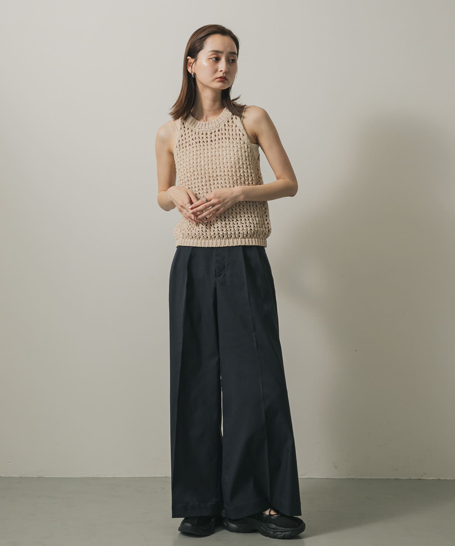 身長：169cm サイズ：one