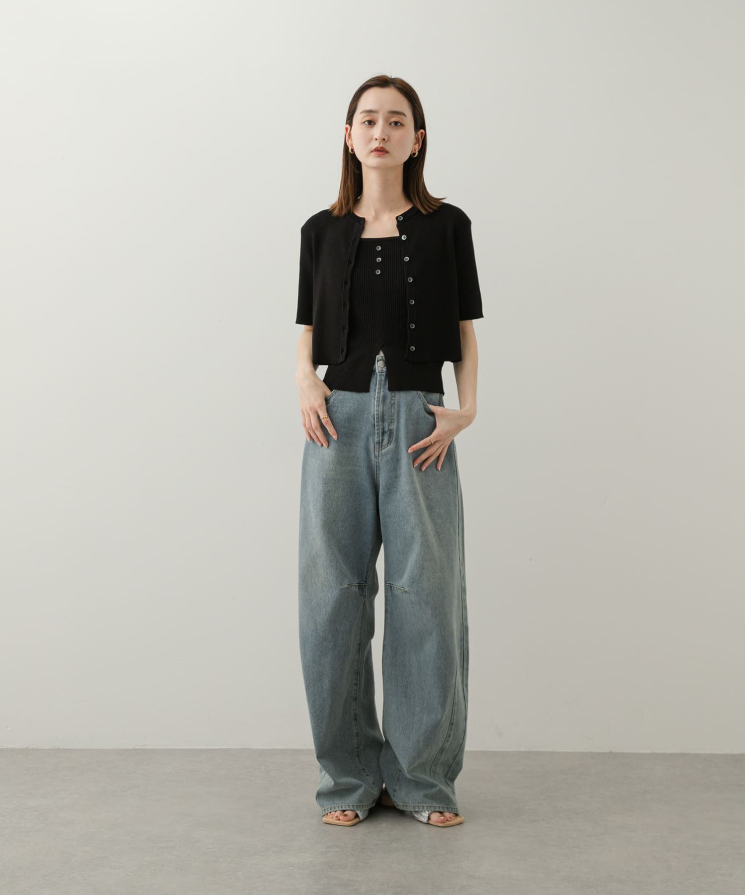 身長：169cm サイズ：one