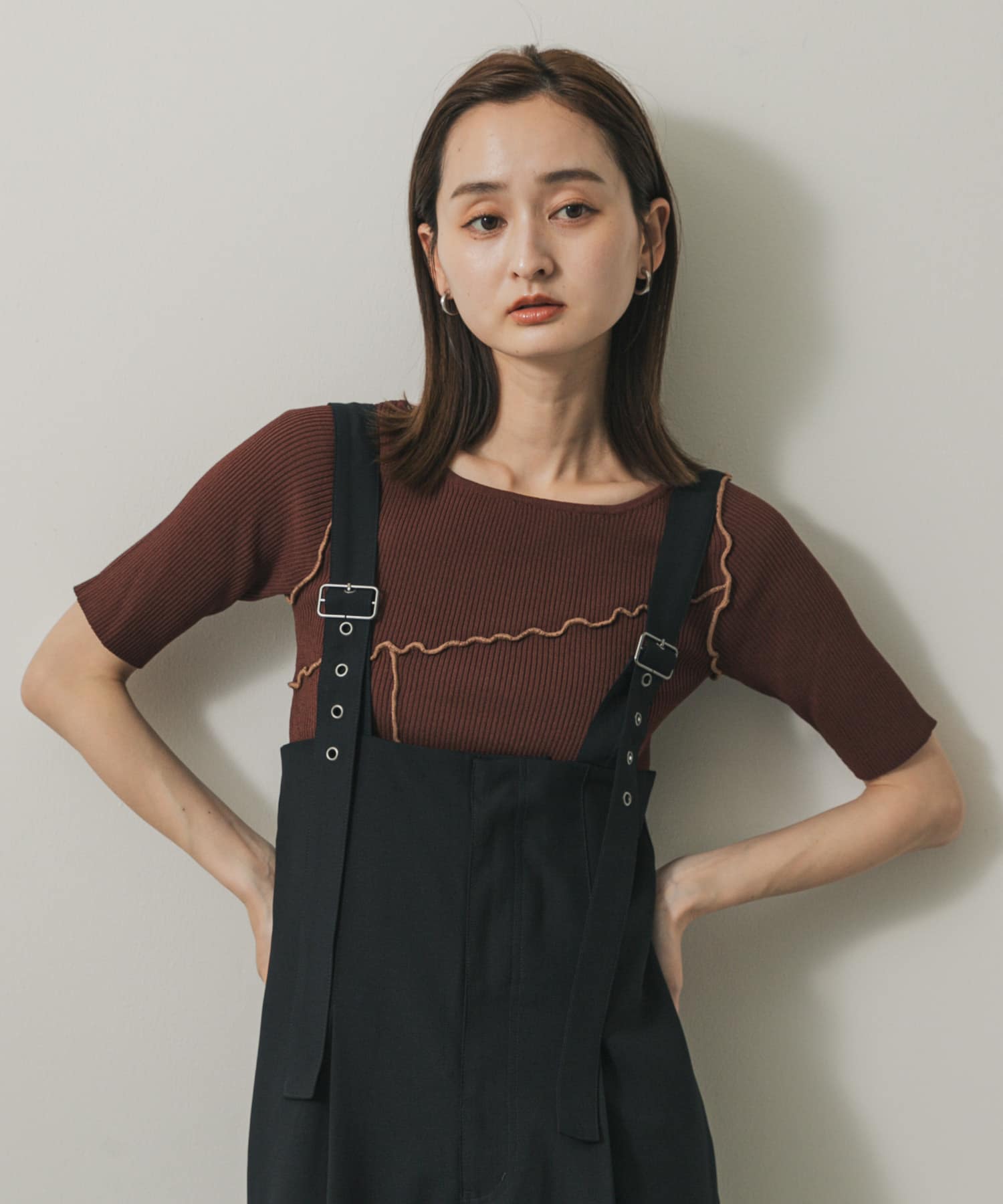 身長：169cm サイズ：one