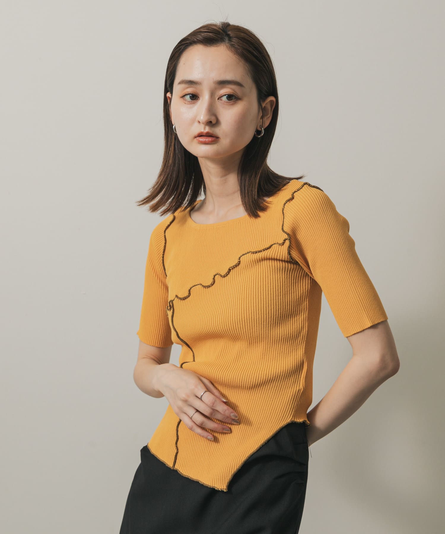 身長：169cm サイズ：one