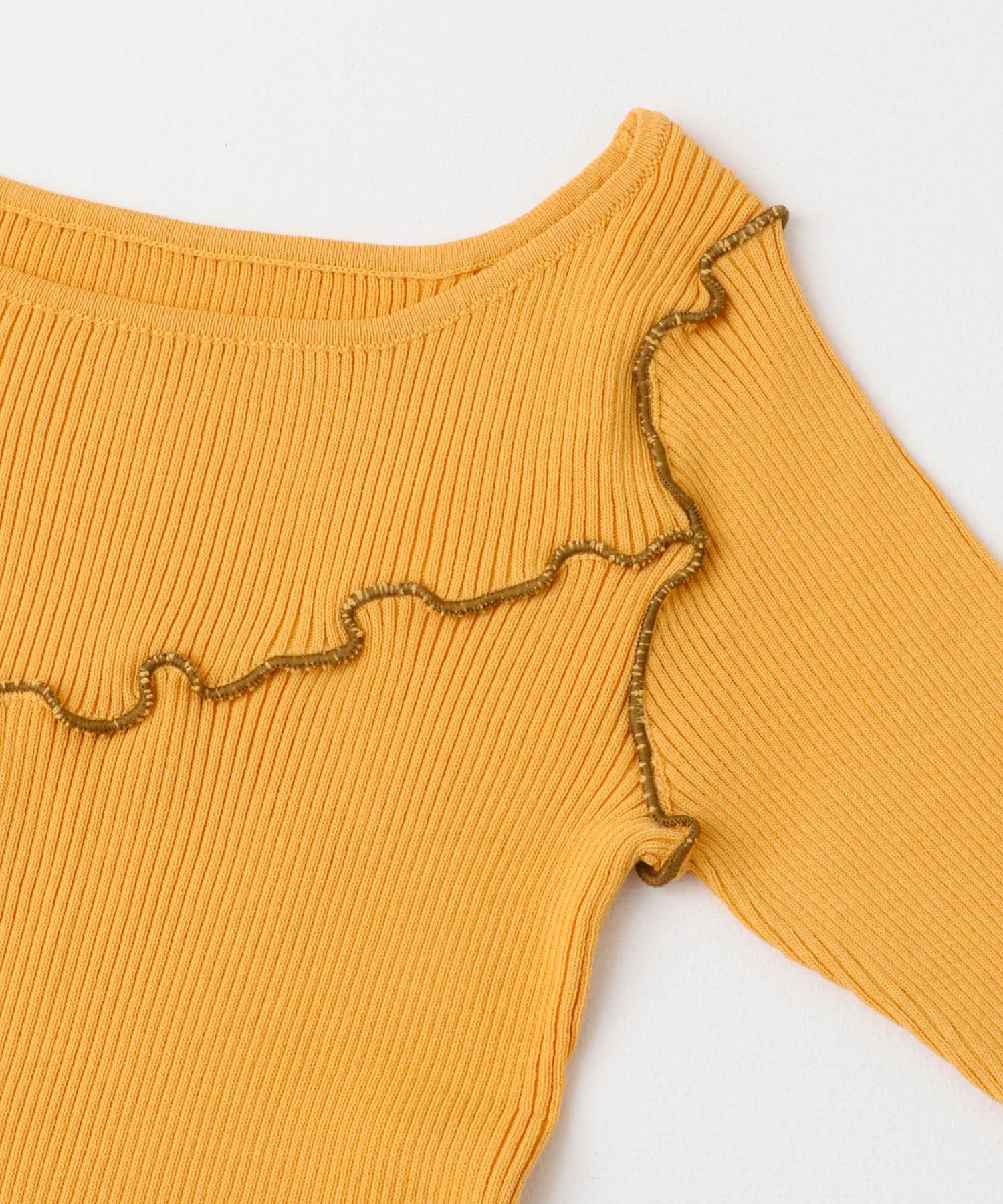 アシメメローセーター ORANGE one